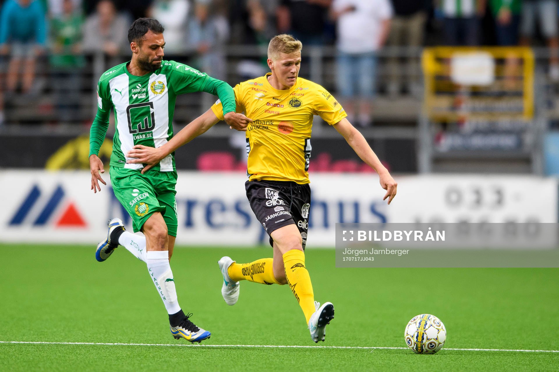 Elfsborgs Joakim Nilsson och Hammarbys Imad Khalili