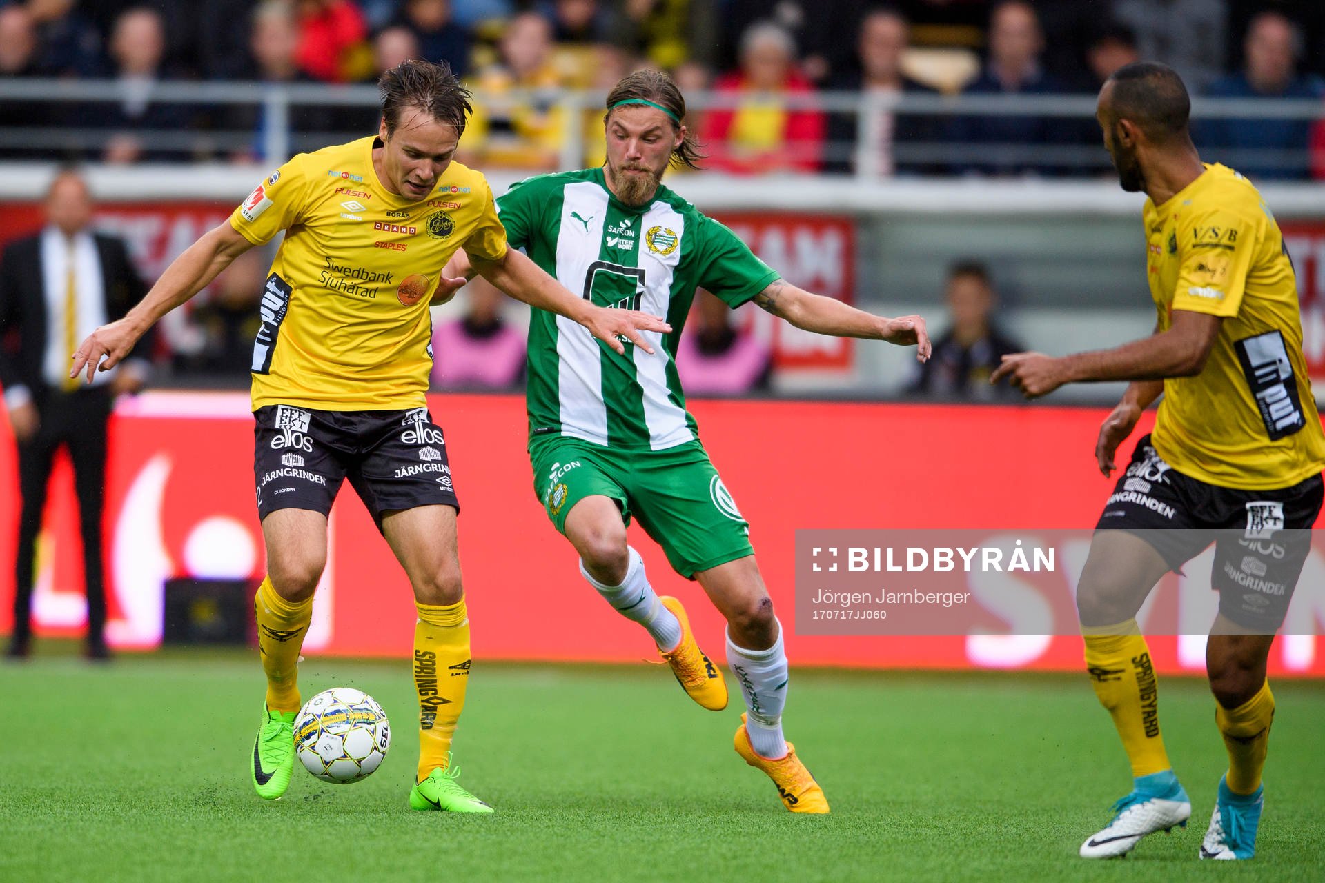 Elfsborgs Viktor Prodell och Hammarbys Arnór Smárason