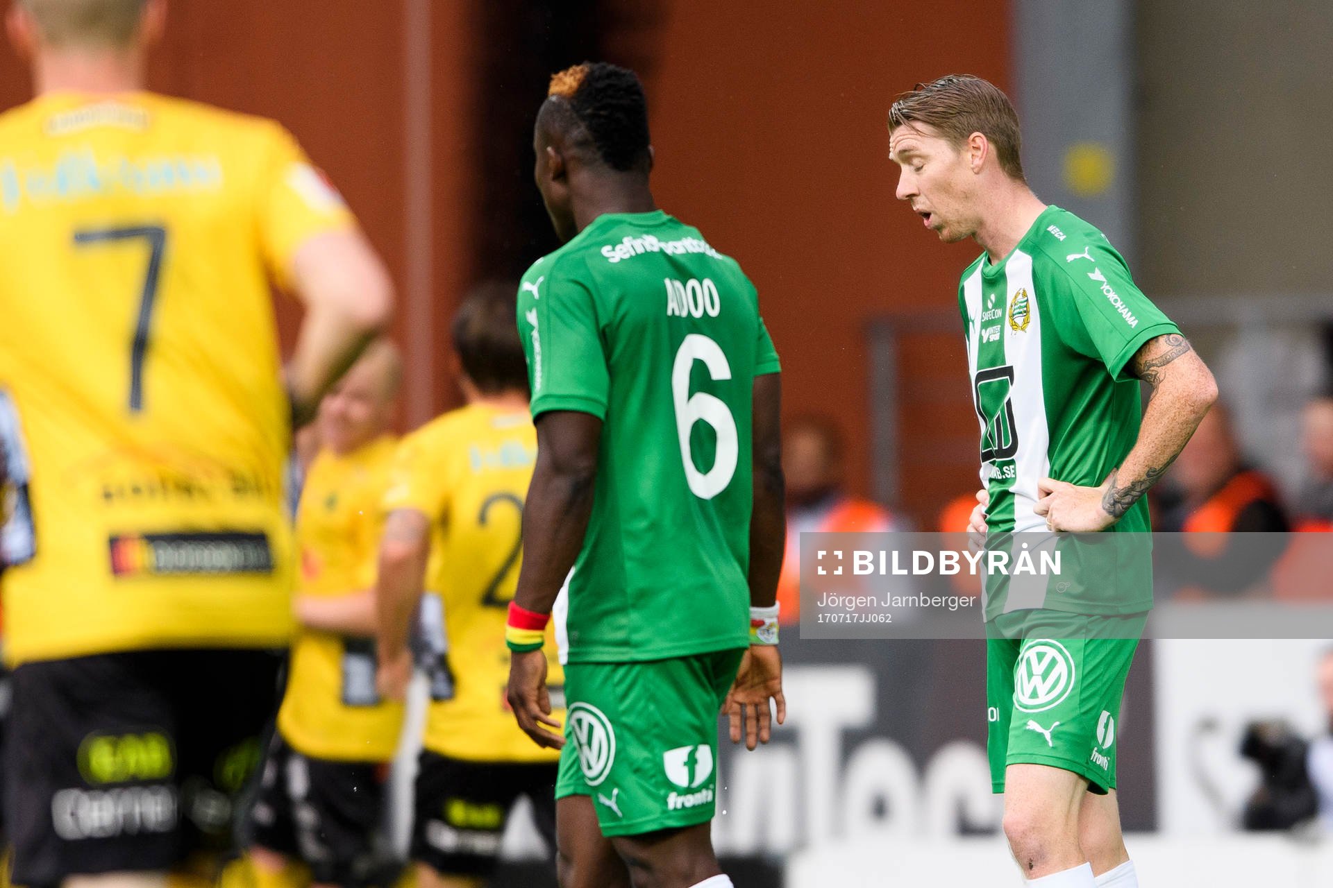 Hammarbys Birkir Már Saevarsson deppar