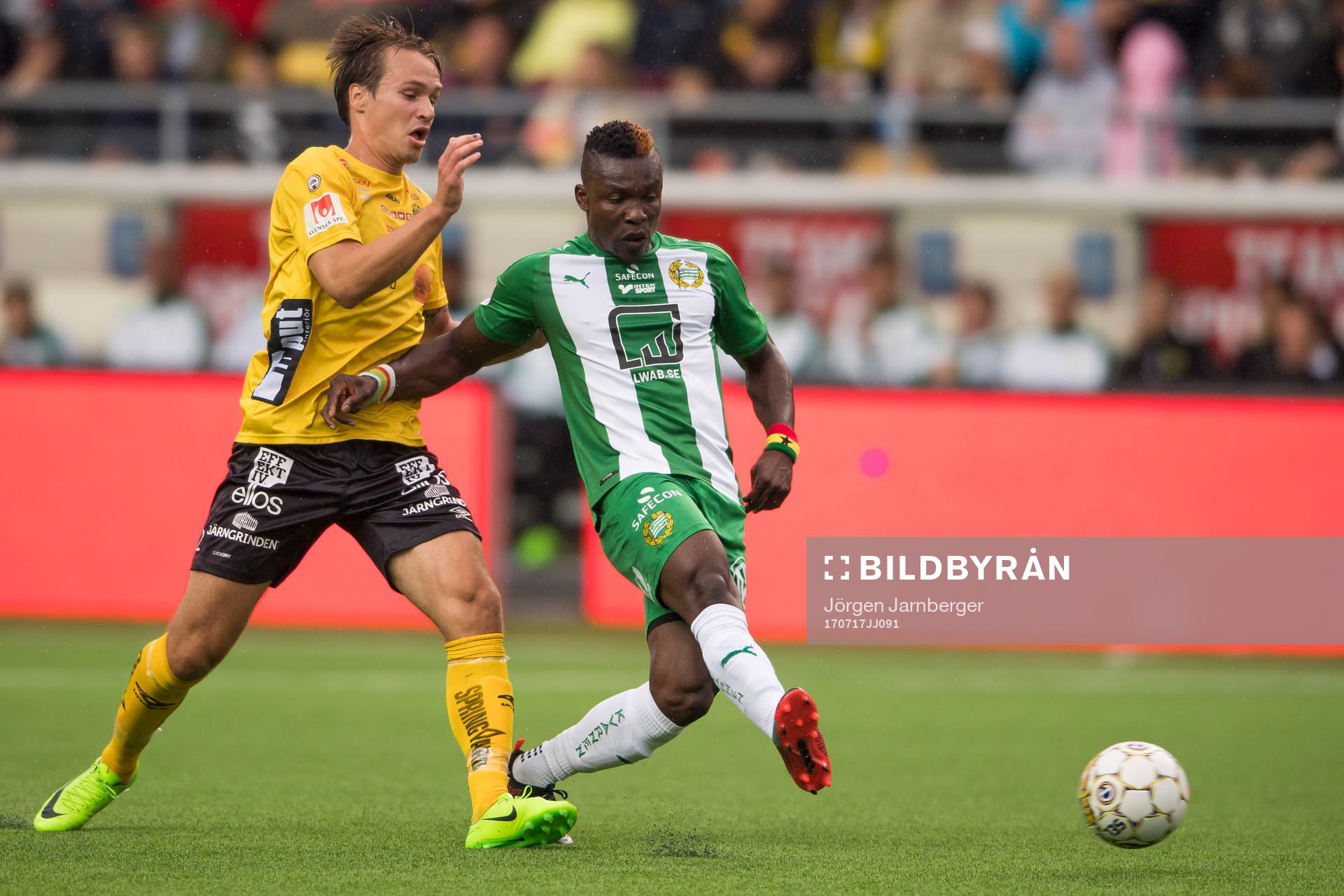 Hammarbys Joseph Aidoo och Elfsborgs Viktor Prodell