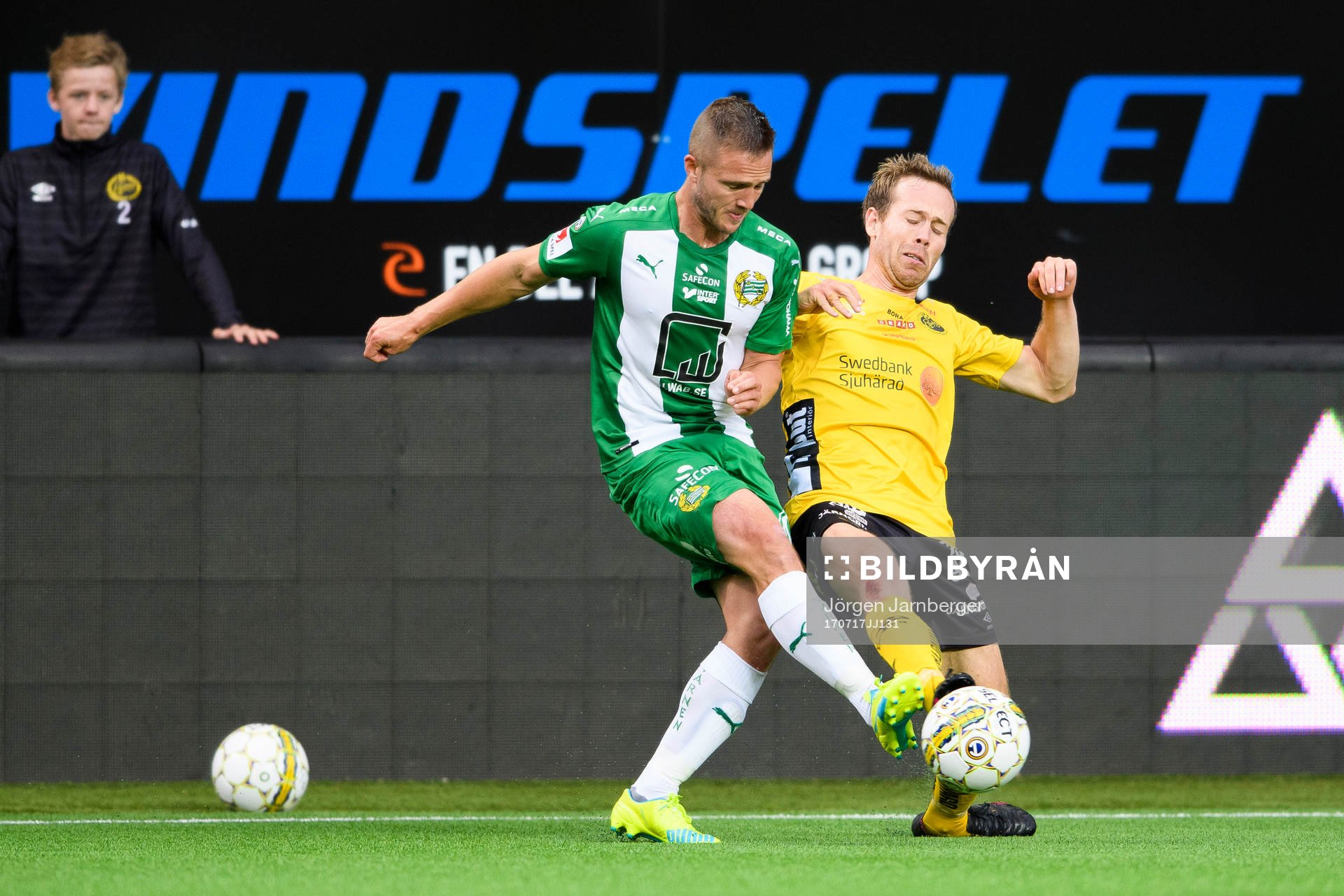 Hammarbys Mats Solheim och Elfsborgs Anders Randrup