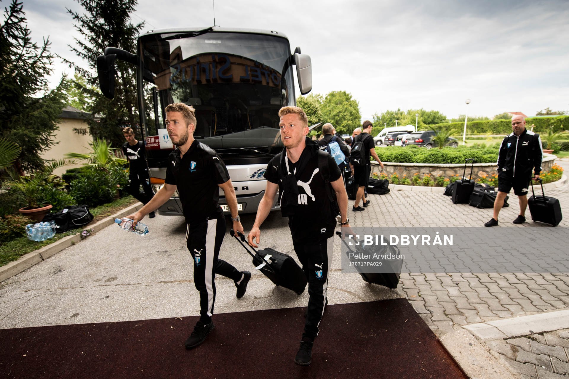 Malmö FFs Anton Tinnerholm och Anders Christiansen