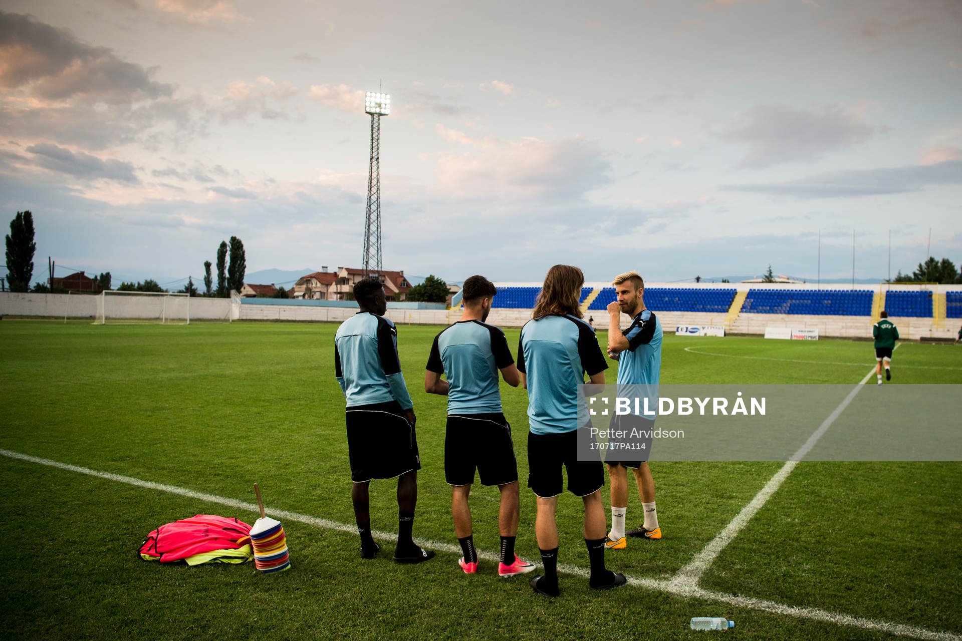 Malmö FFs Pa Konate, Erdal Rakip, Pawel Cibicki och Rasmus