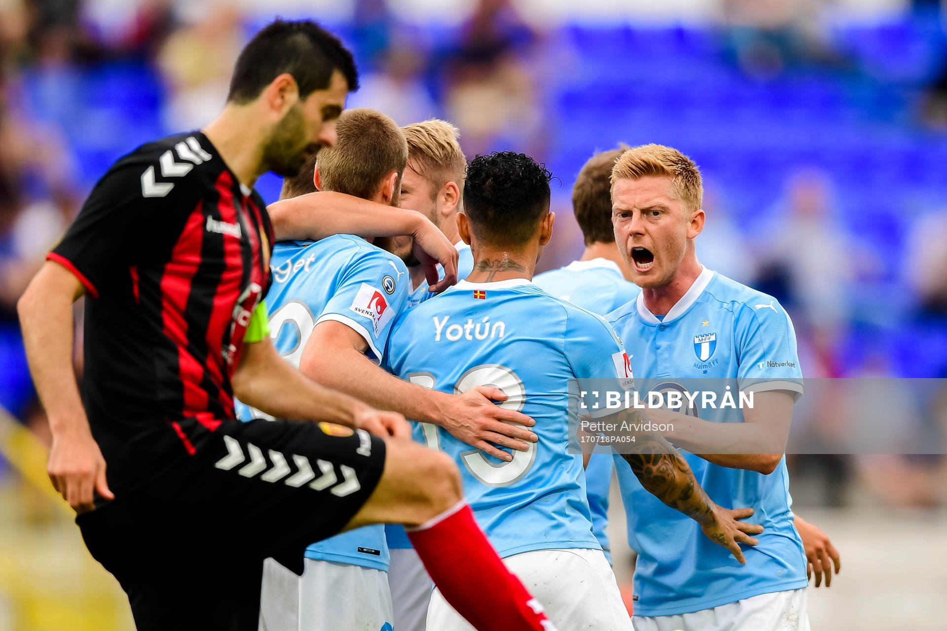 Malmö FFs Anders Christiansen jublar