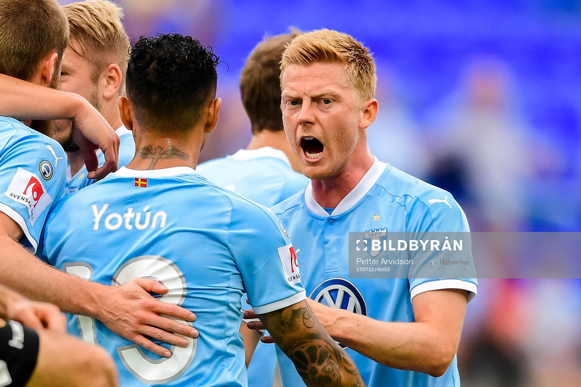 Malmö FFs Anders Christiansen jublar