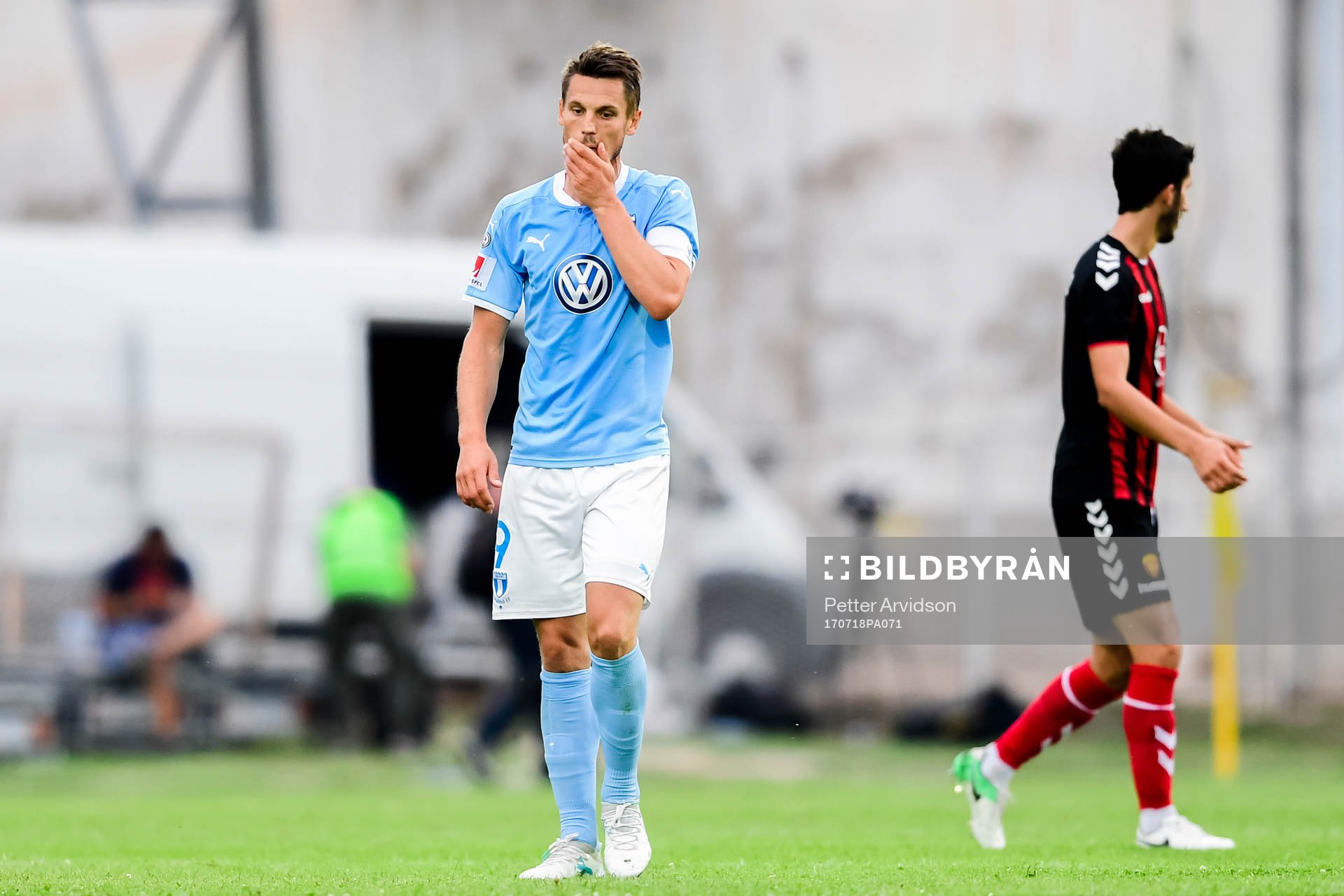 Malmö FFs Markus Rosenberg deppar