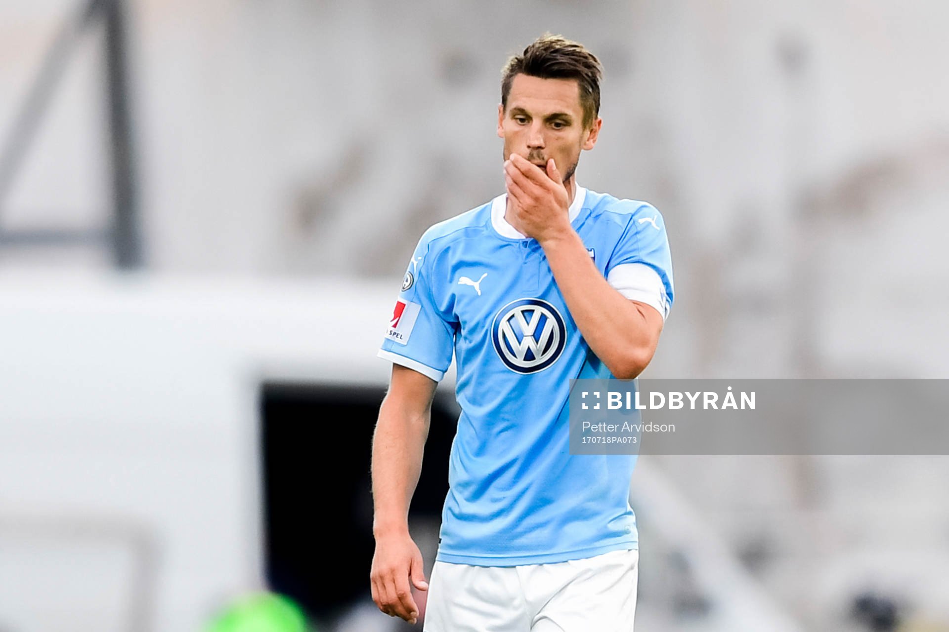 Malmö FFs Markus Rosenberg deppar