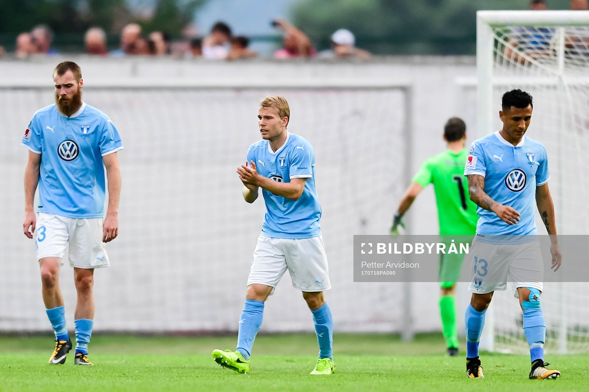 Malmö FFs Jo Inge Berget, Oscar Lewicki och Yoshimar