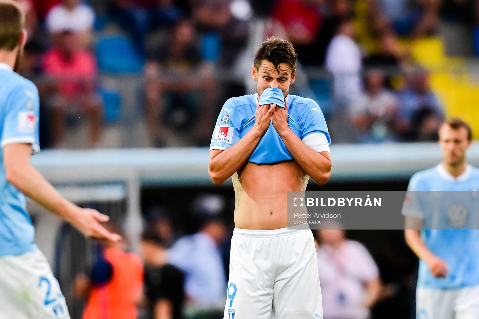 Malmö FFs Markus Rosenberg deppar
