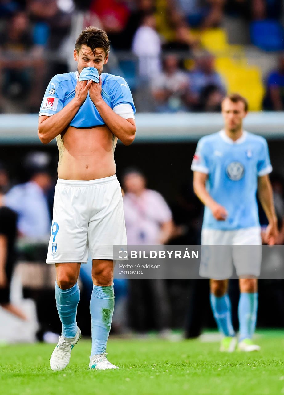 Malmö FFs Markus Rosenberg deppar