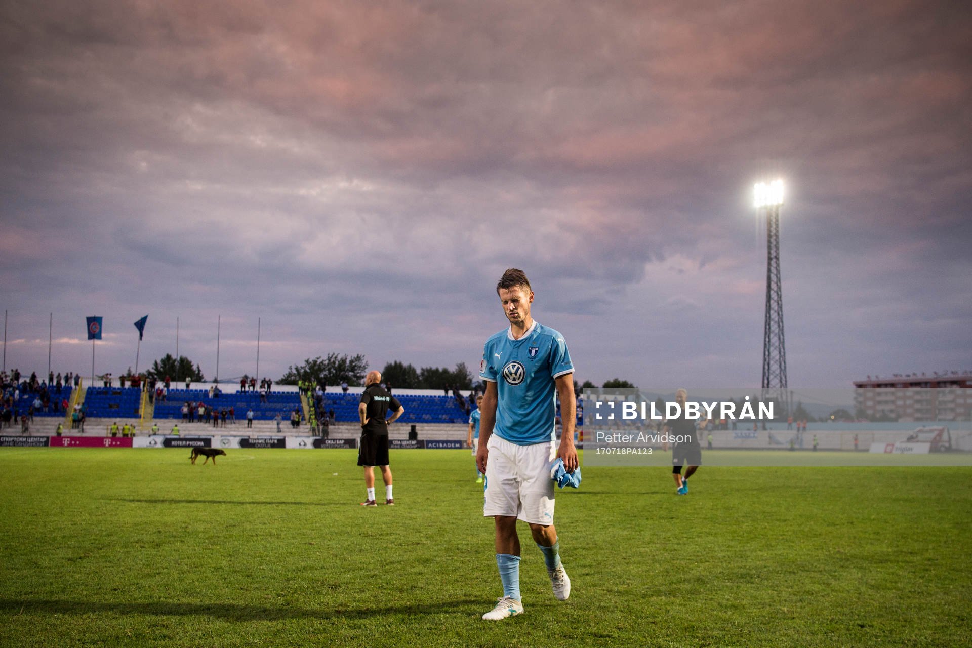 Malmö FFs Markus Rosenberg deppar när han lämnar planen