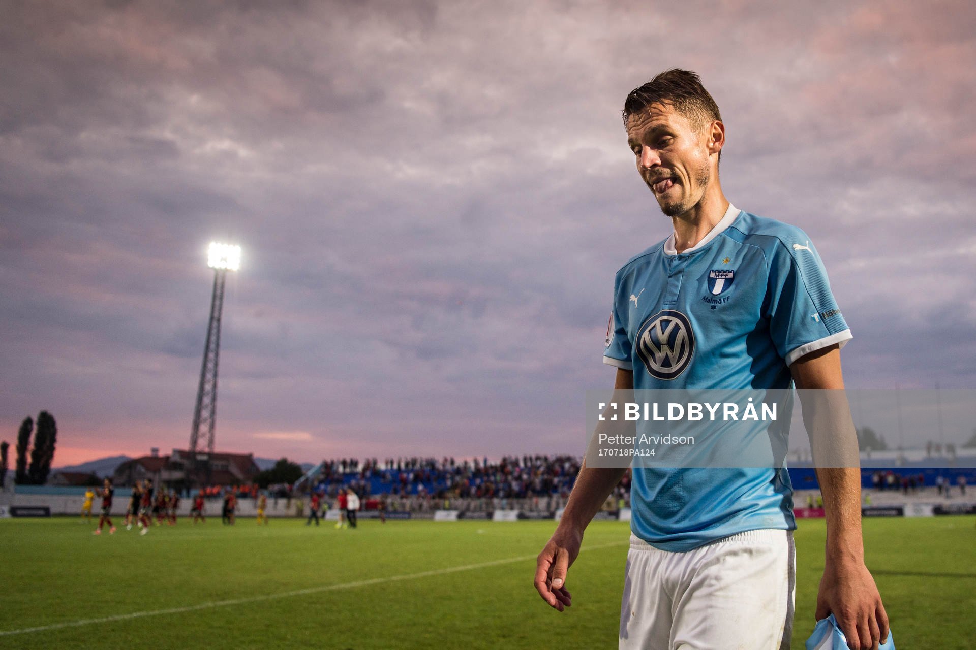Malmö FFs Markus Rosenberg deppar när han lämnar planen