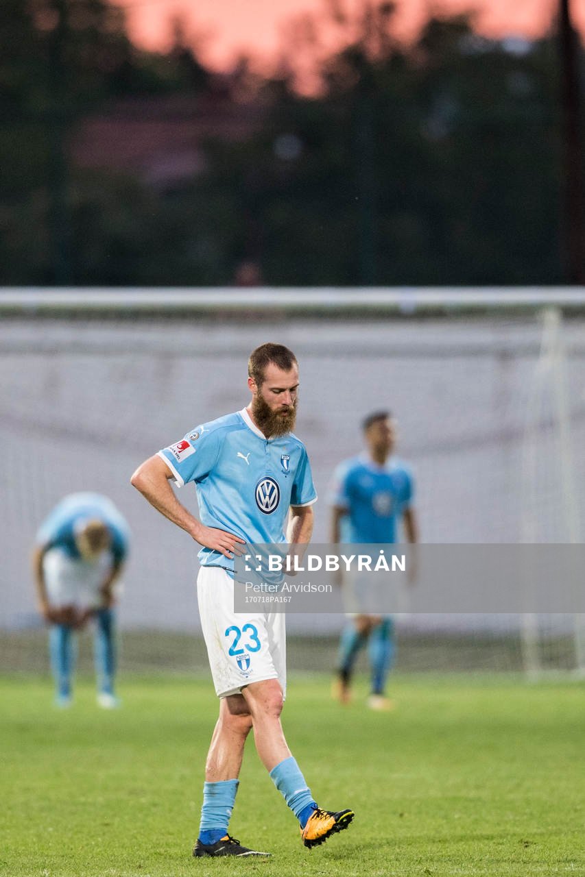 Malmö FFs Jo Inge Berget deppar