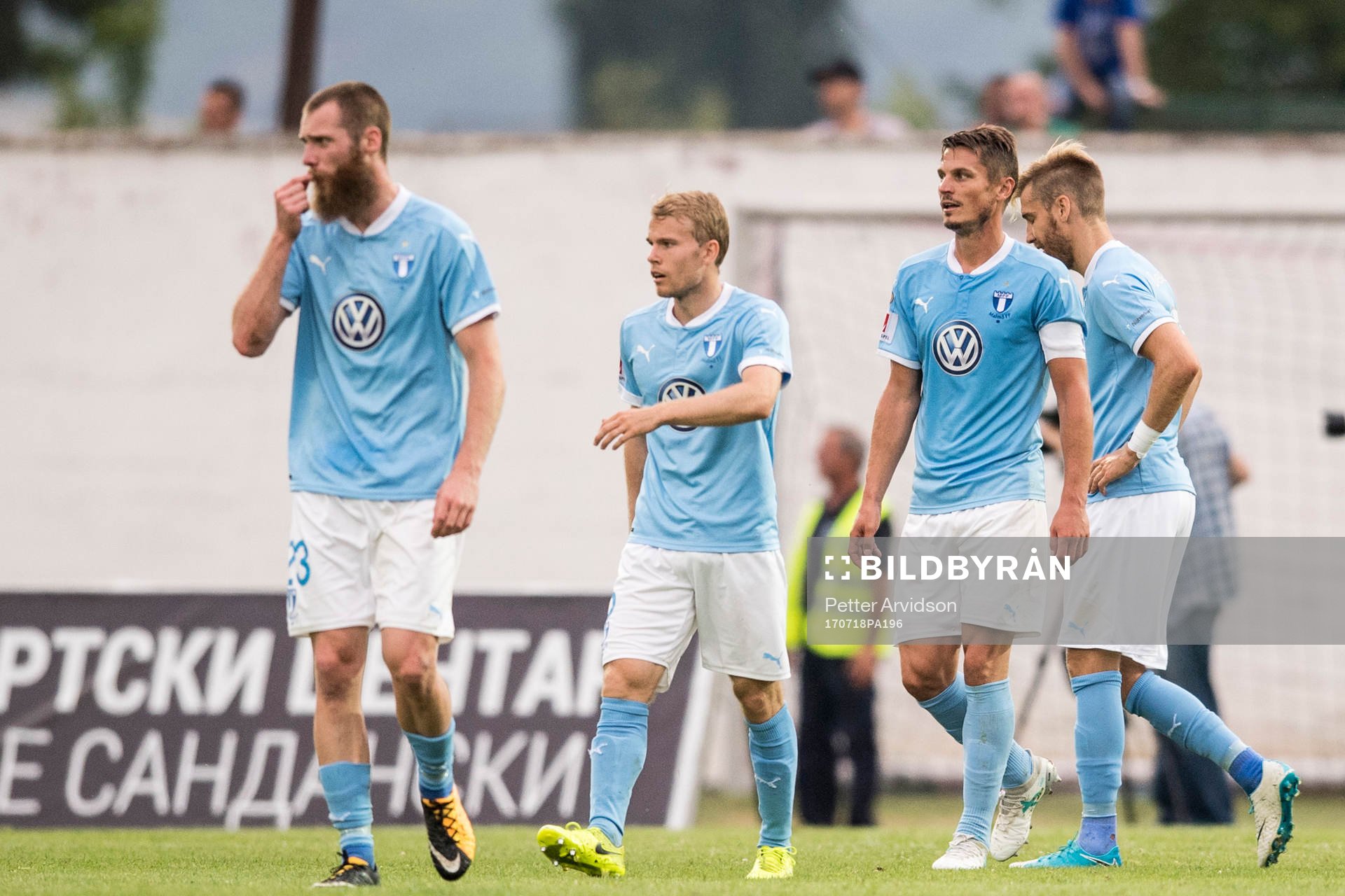 Malmö FFs Jo Inge Berget, Oscar Lewicki, Markus Rosenberg