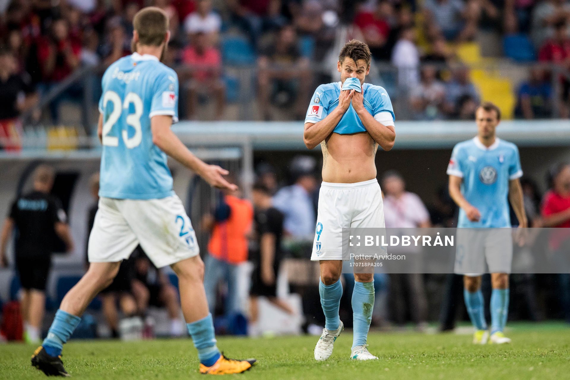 Malmö FFs Markus Rosenberg deppar