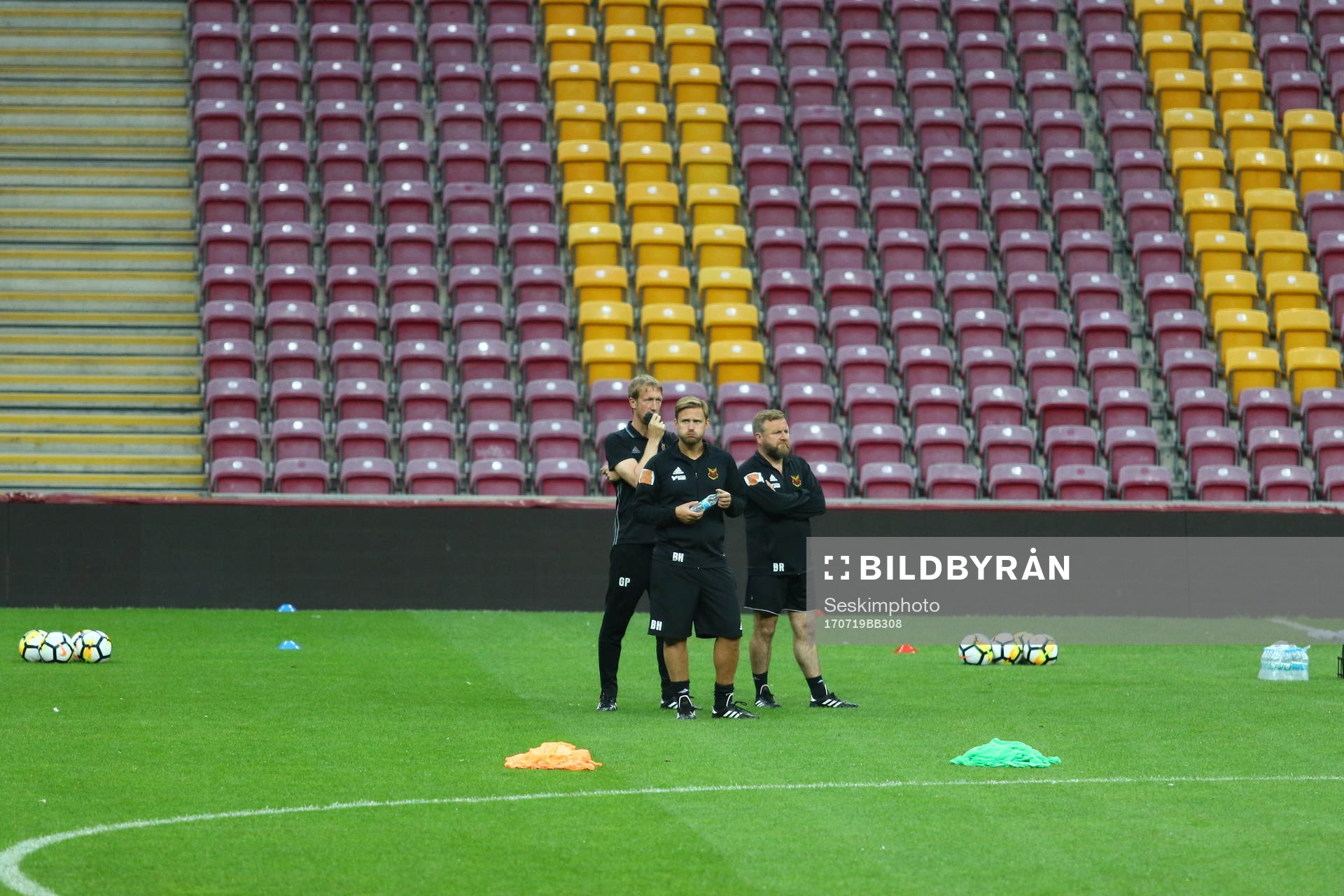 Östersunds tränare Graham Potter, assisterande tränare