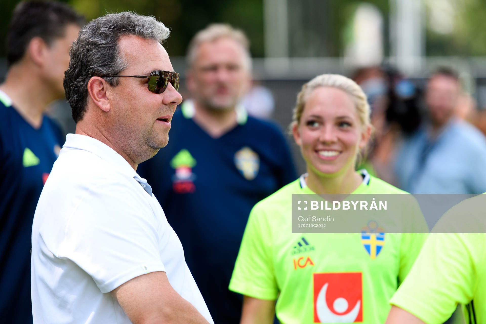 Kopparberg Göteborgs tränare Stefan Rehn och Elin