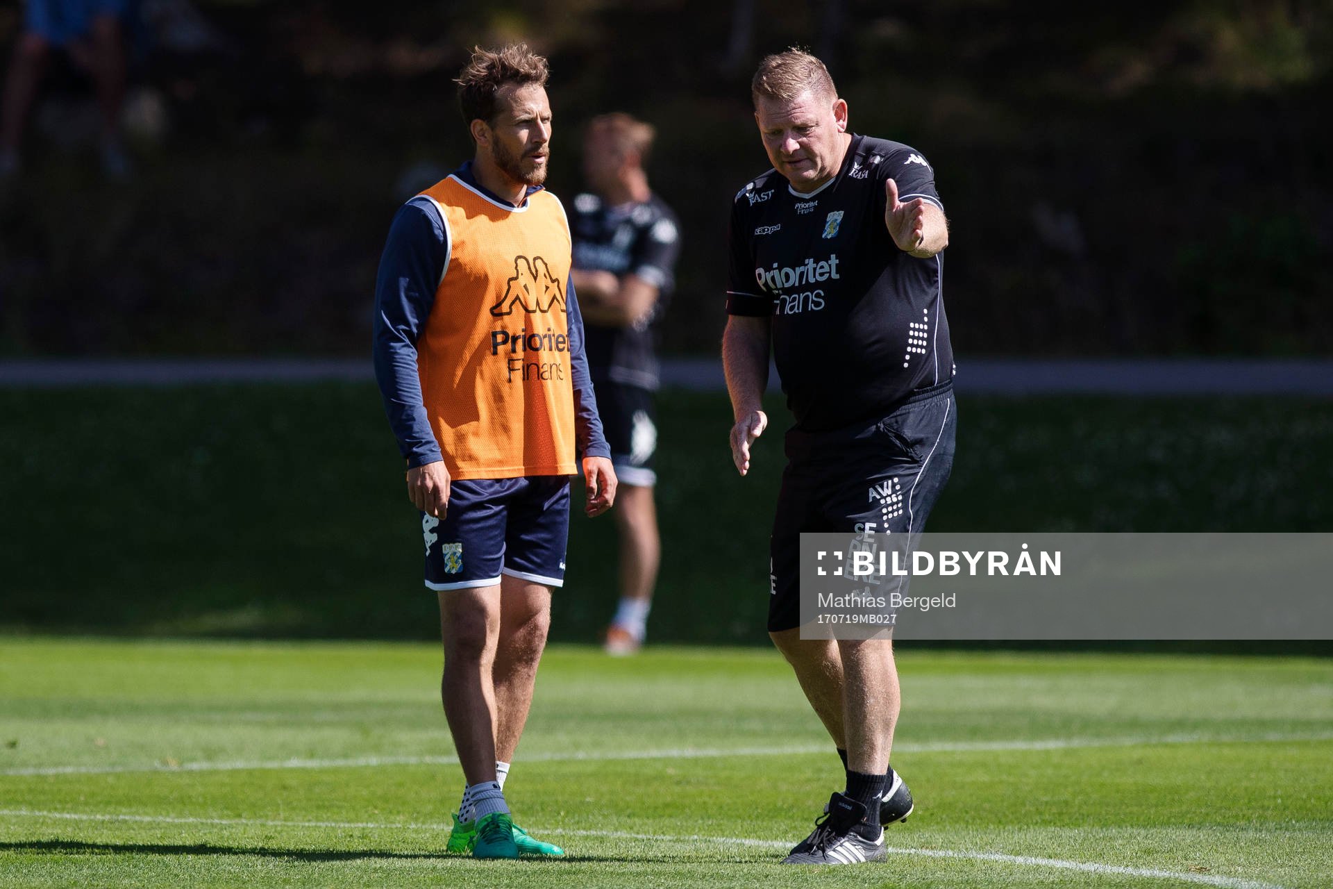 Tobias Hysen och tränare Alf Westerberg