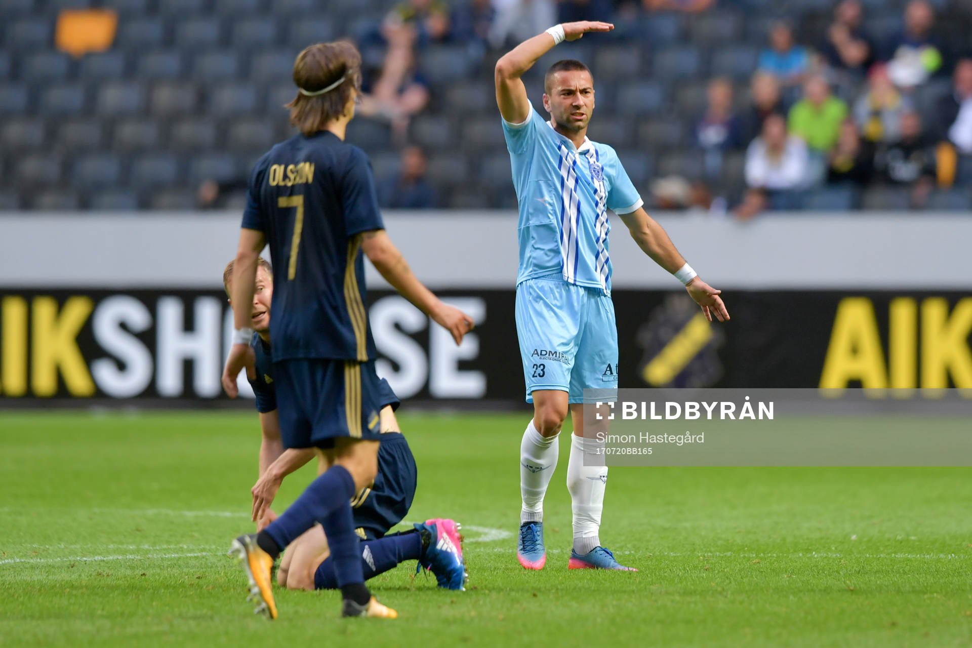 Zeljeznicars Stevo Nikolic reagerar
