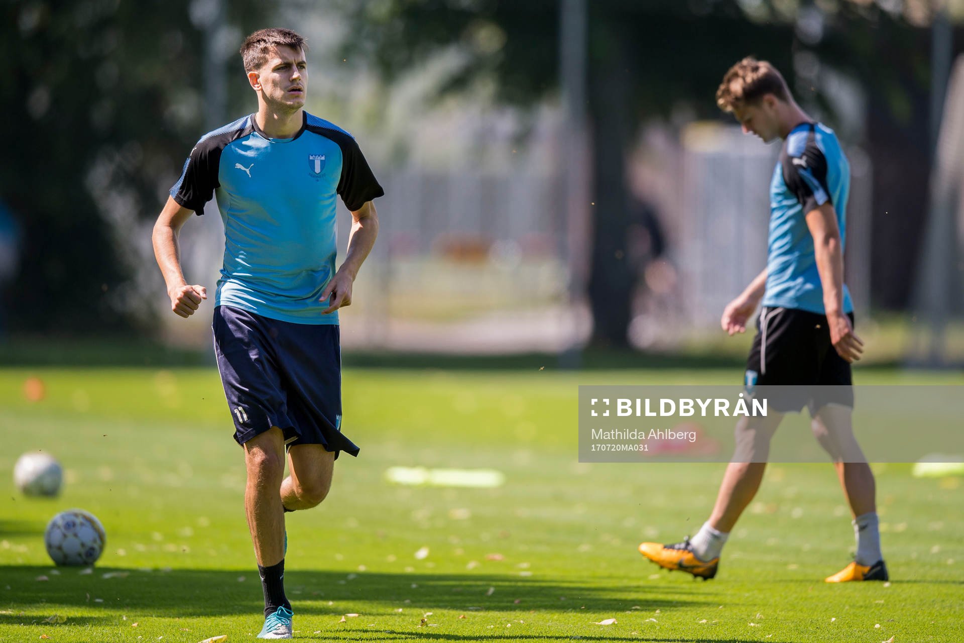 Malmö FFs Alexander Jeremejeff tränar själv
