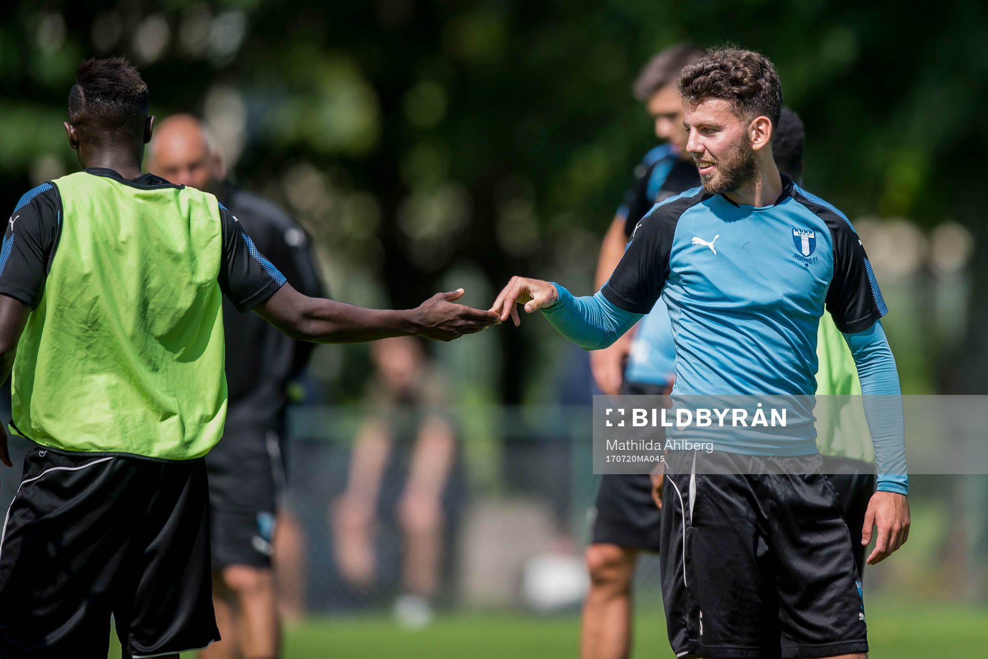 Malmö FFs Pa Konate och Erdal Rakip