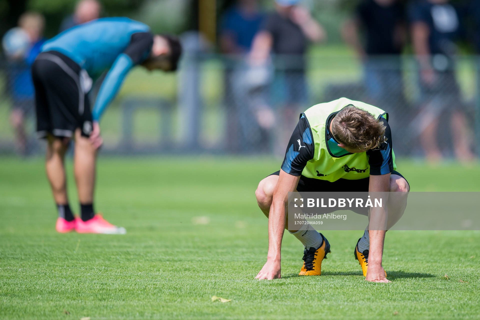 Malmö FFs spelare vilar