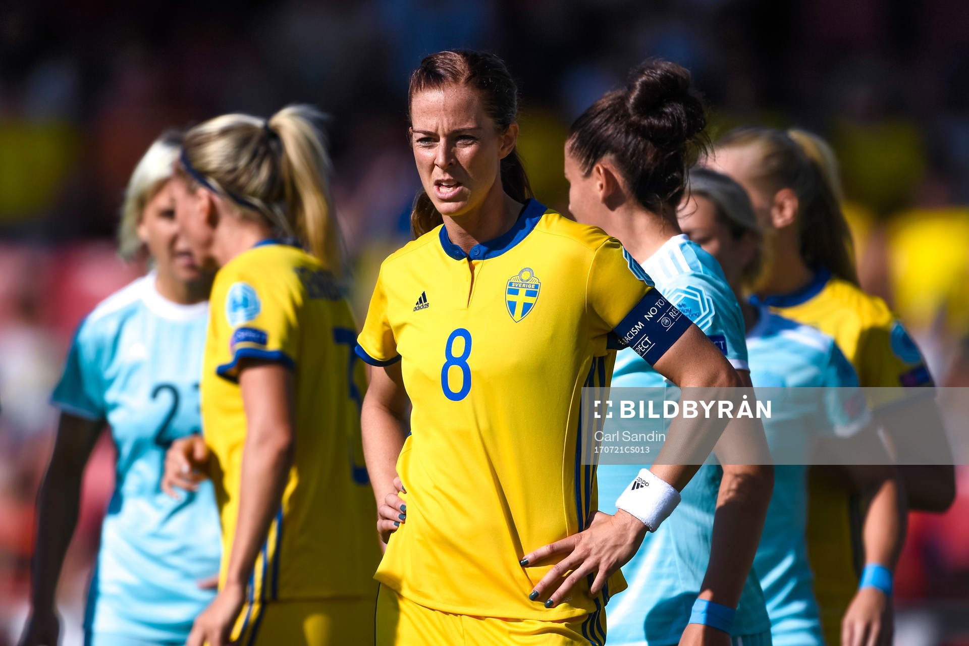 Sveriges Lotta Schelin  i matchen mellan Sverige och