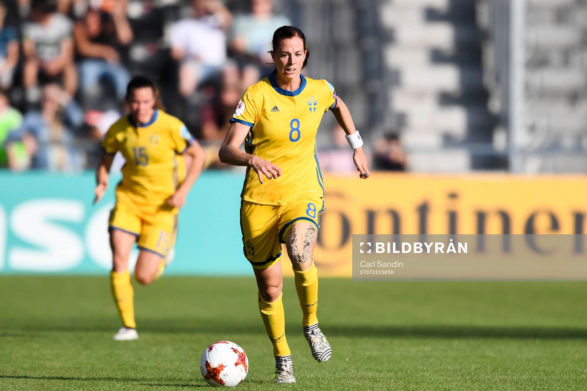 Sveriges Lotta Schelin  i matchen mellan Sverige och