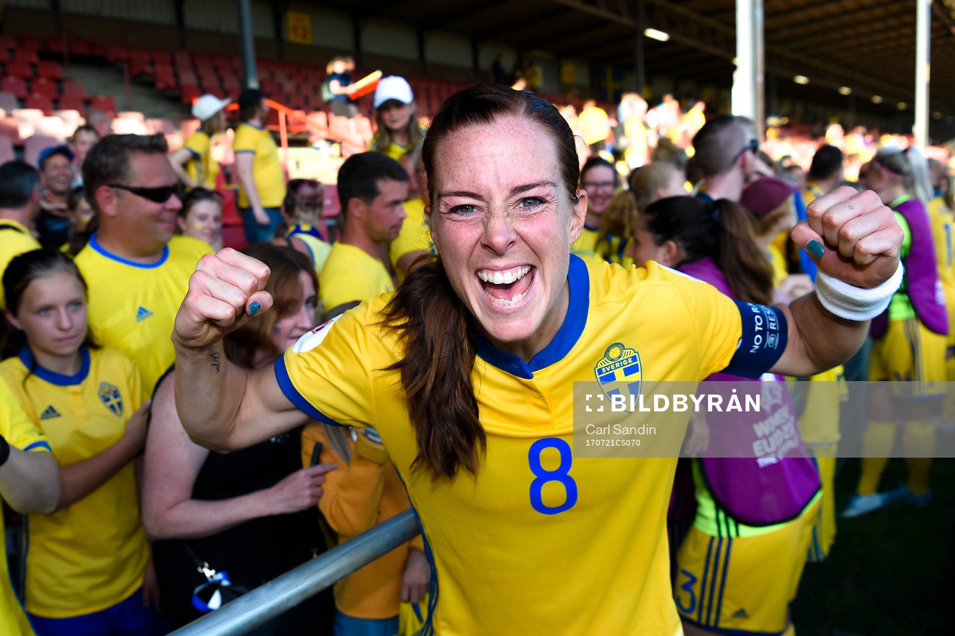 Sveriges Lotta Schelin jublar