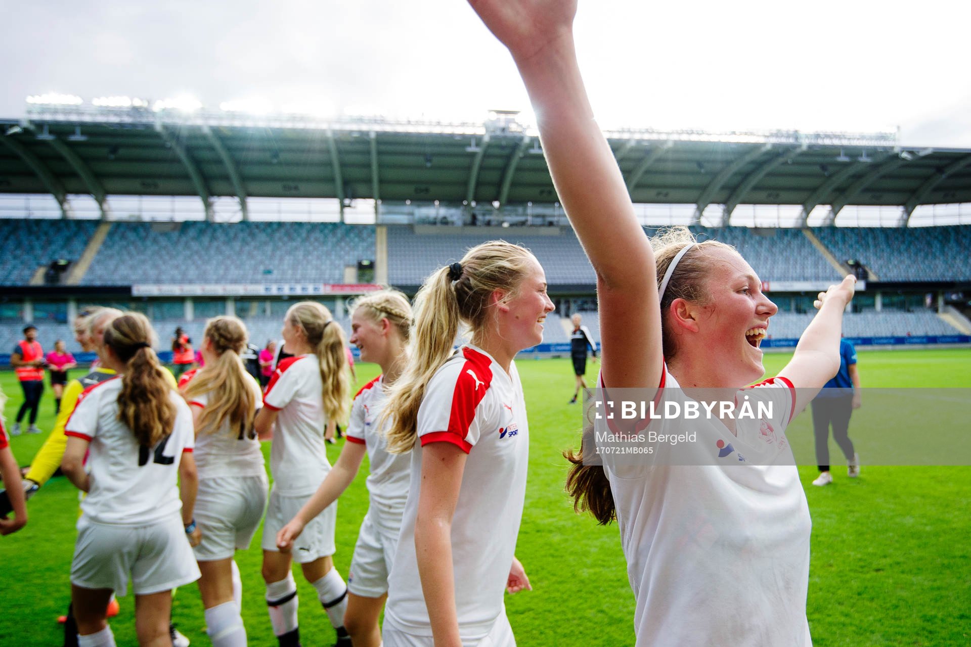 Borgebys spelare jublar