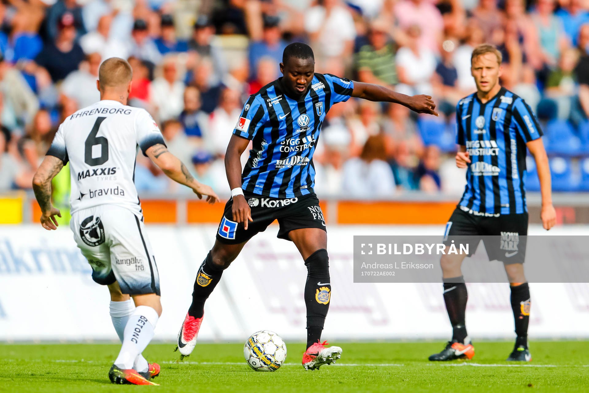 Häckens Alexander Faltsetas och Sirius Moses Ogbu