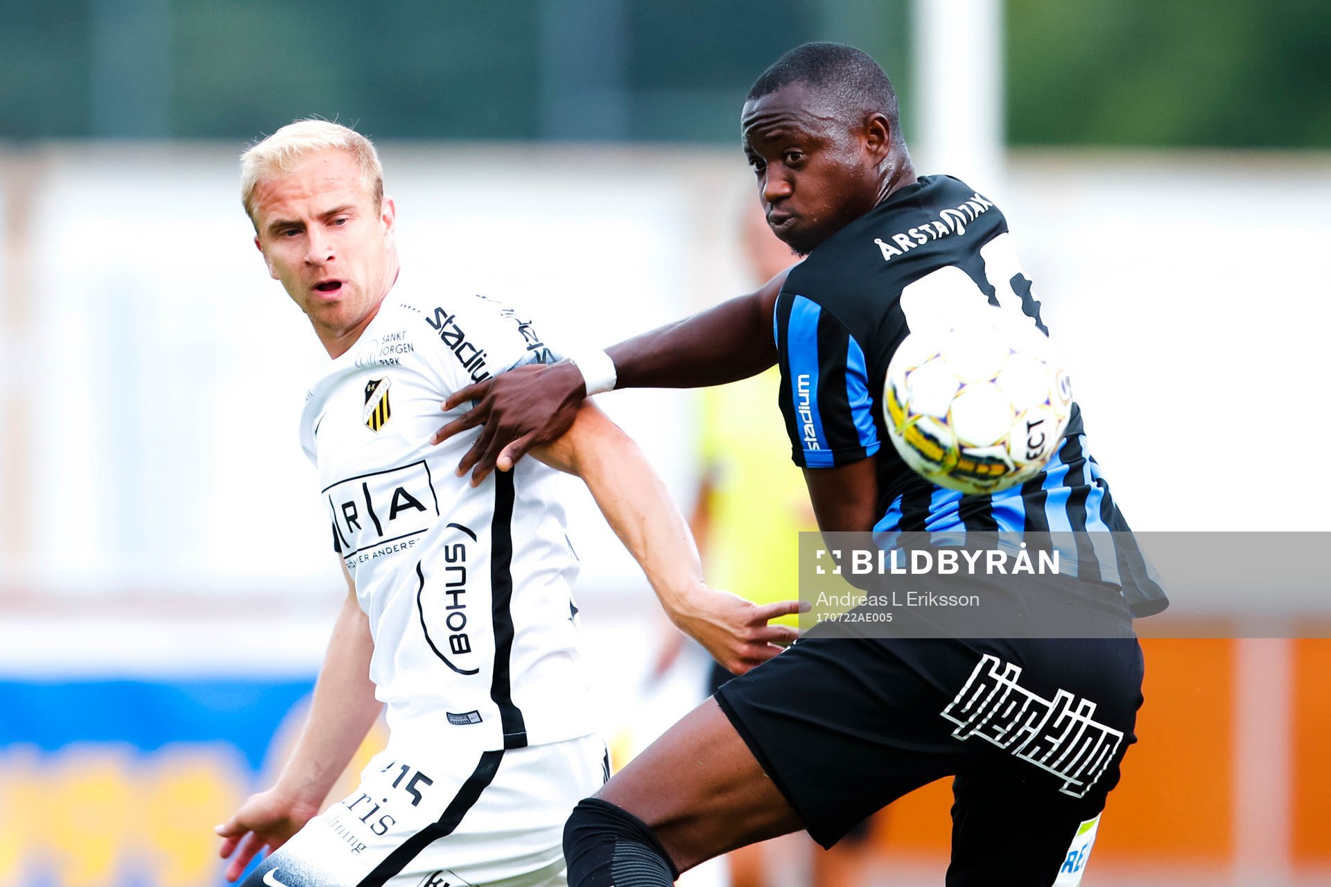 Häckens Kari Arkivuo och Sirius Moses Ogbu