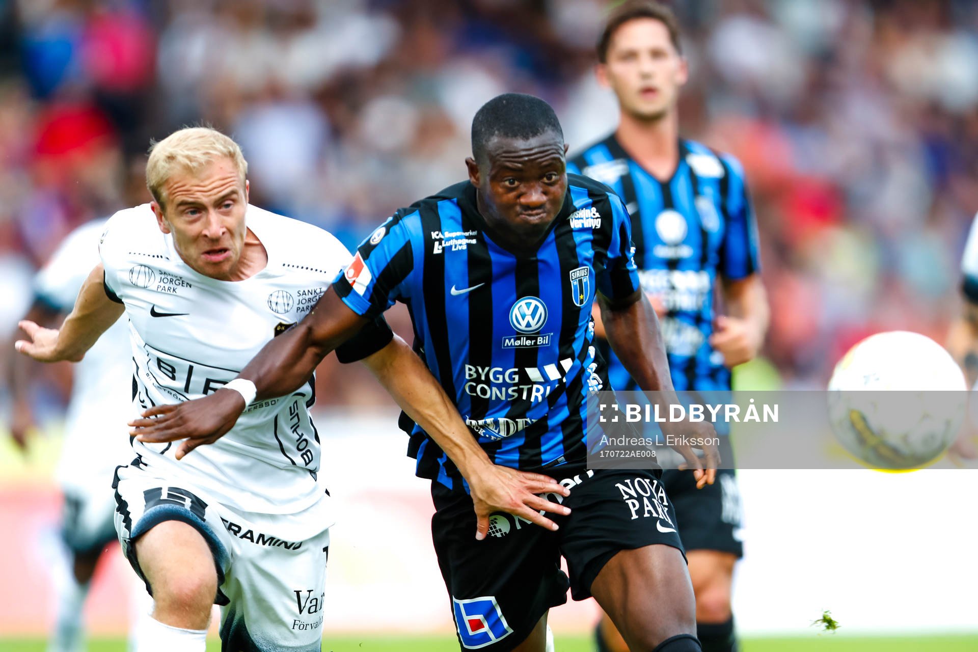Häckens Kari Arkivuo och Sirius Moses Ogbu