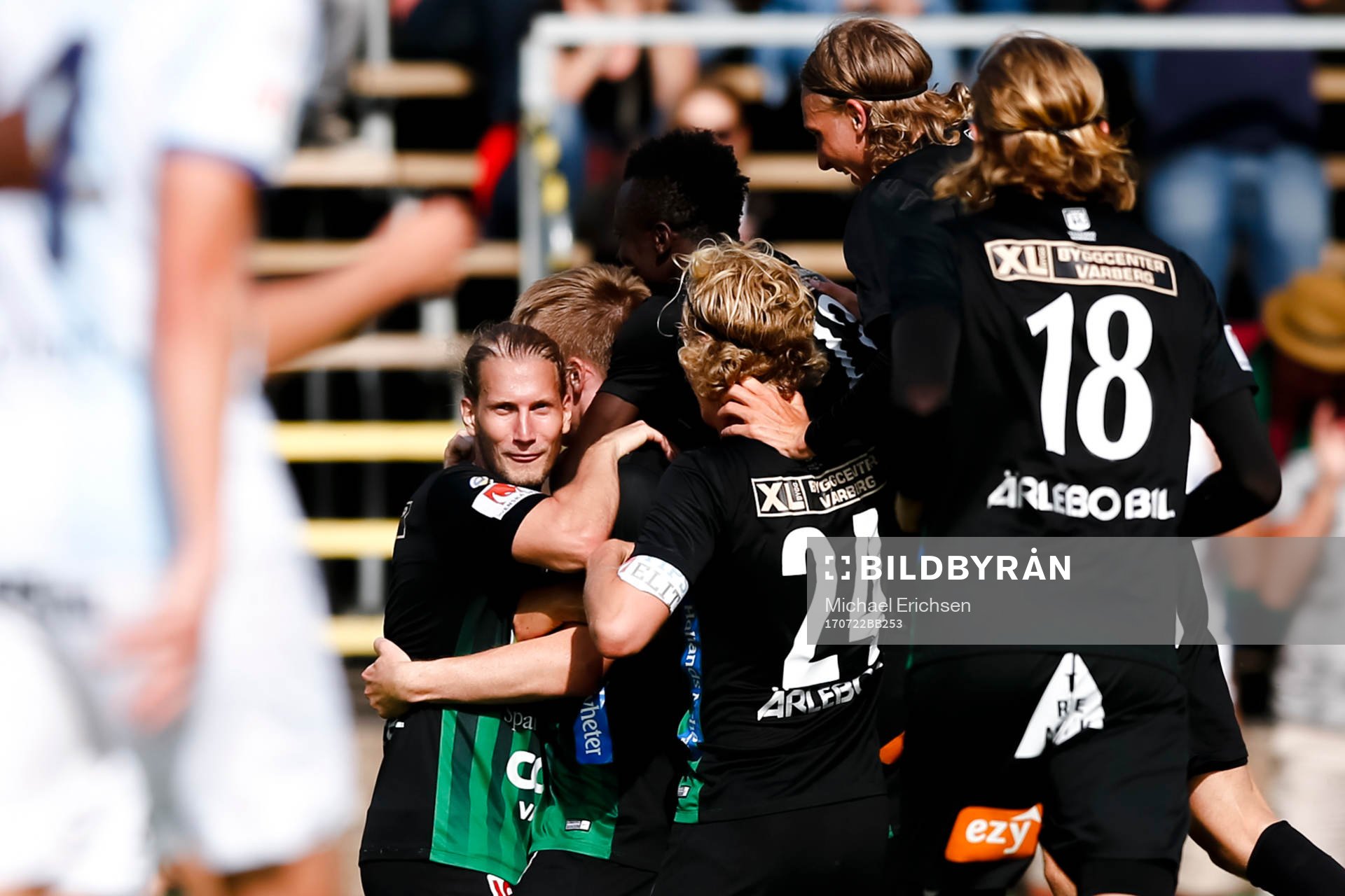 Varbergs spelare jublar