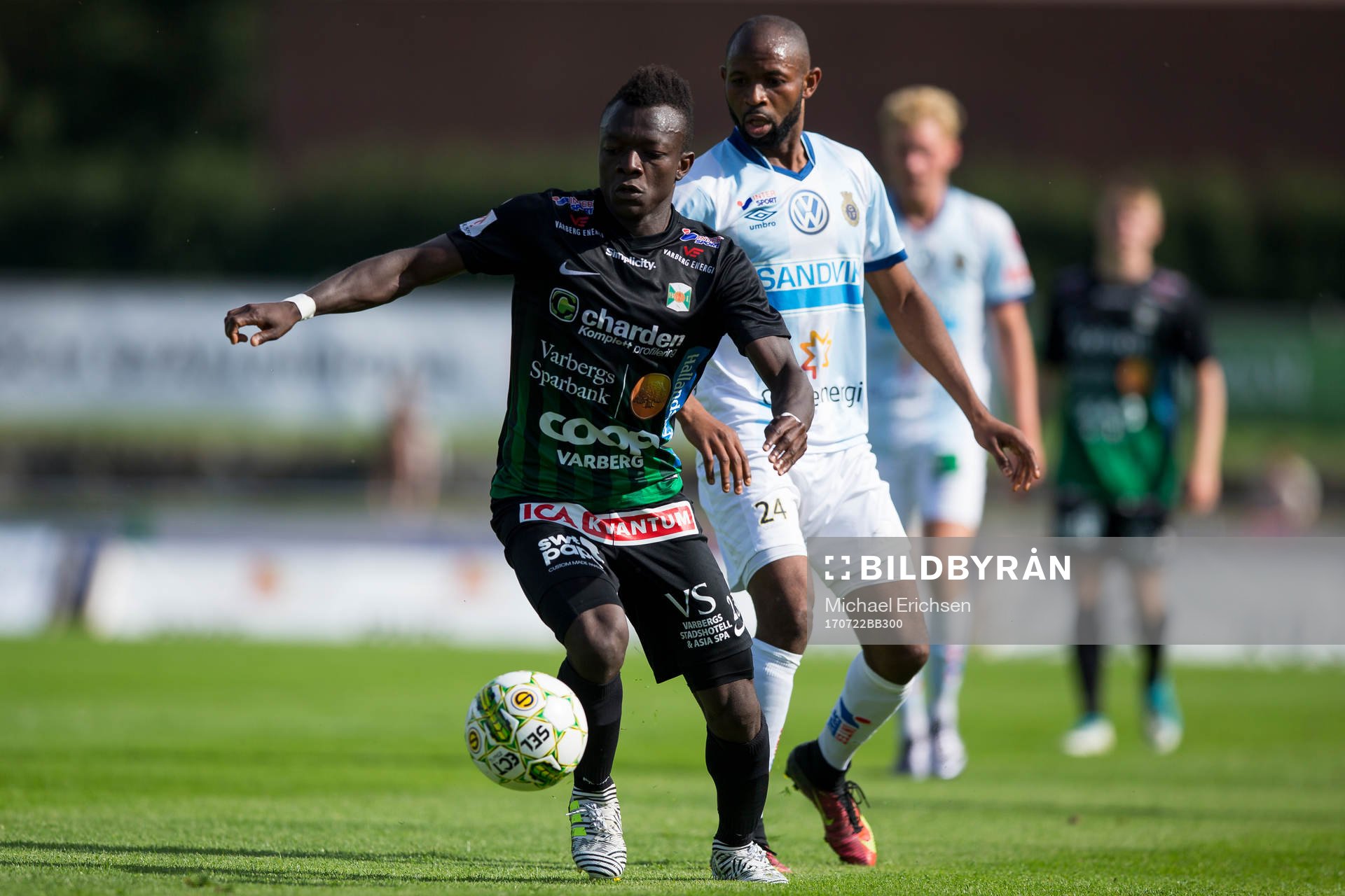Varbergs Thomas Boakye mot Gefles René Makondele Muzola