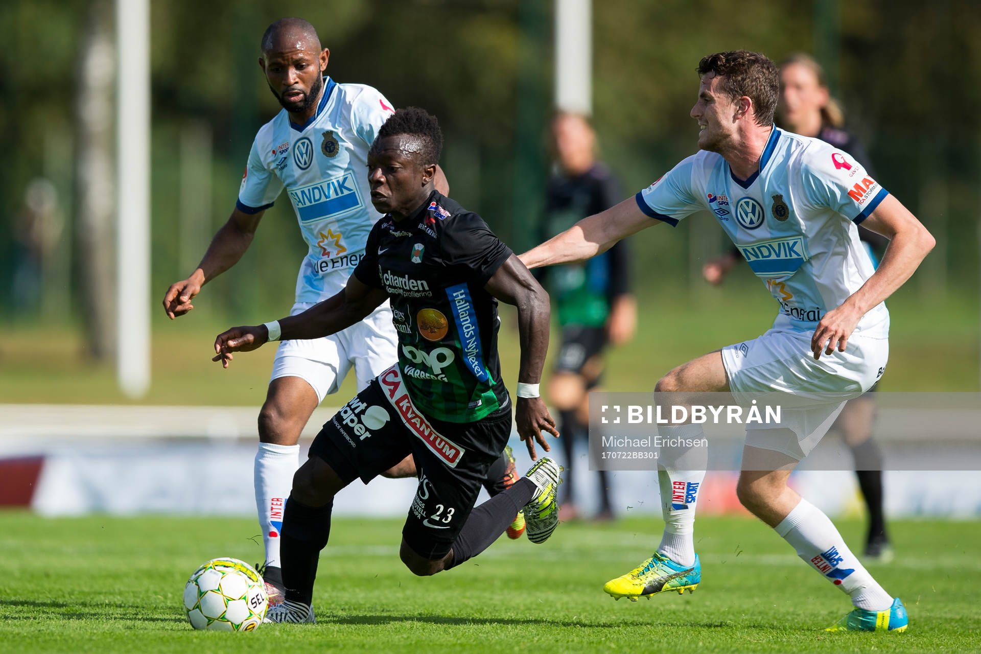 Varbergs Thomas Boakye mot Gefles Jesper Björkman