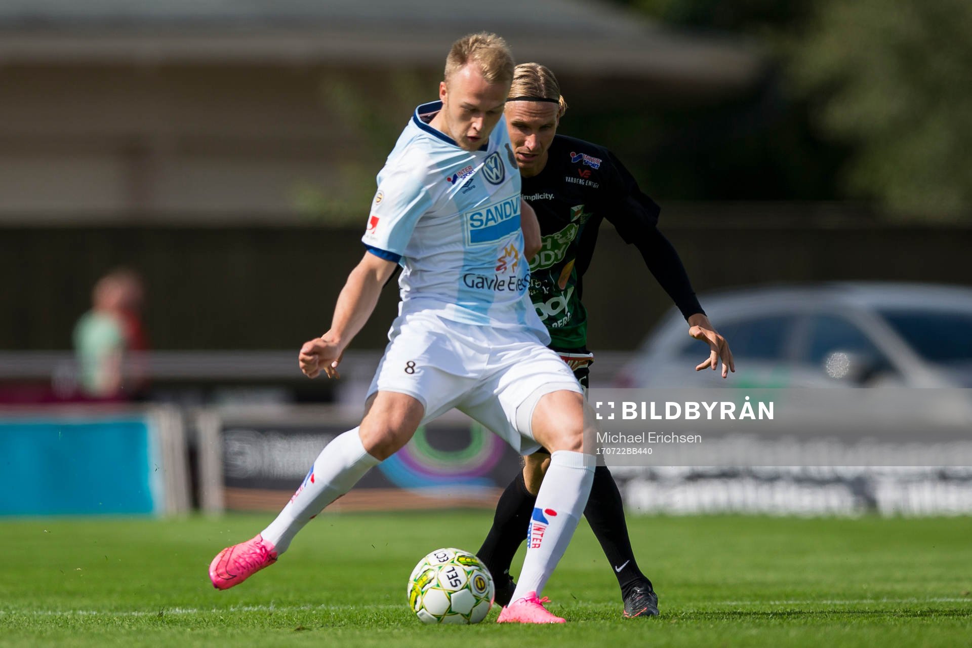 Gefles Christian Ljungberg mot Varbergs Eric Nilsson