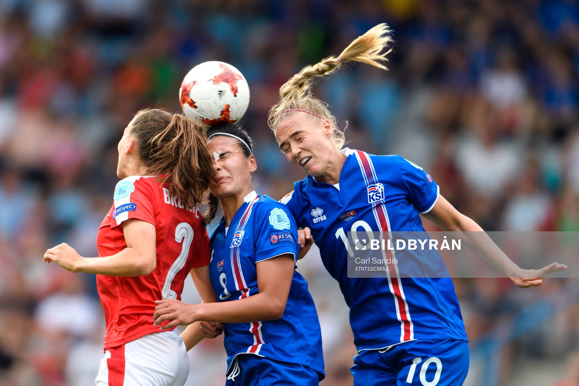 Nickduell mellan Schweiz Jana Brunner, Islands Sigridur