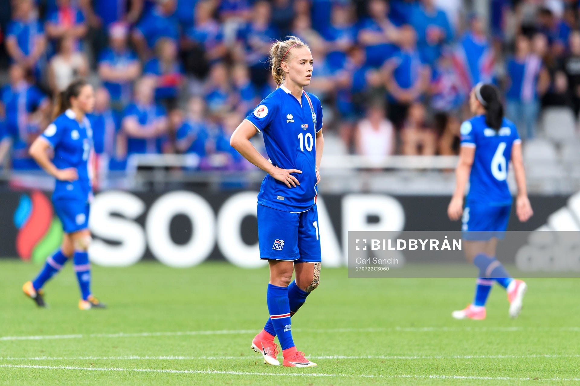 Islands Dagny Brynjarsdottir deppar