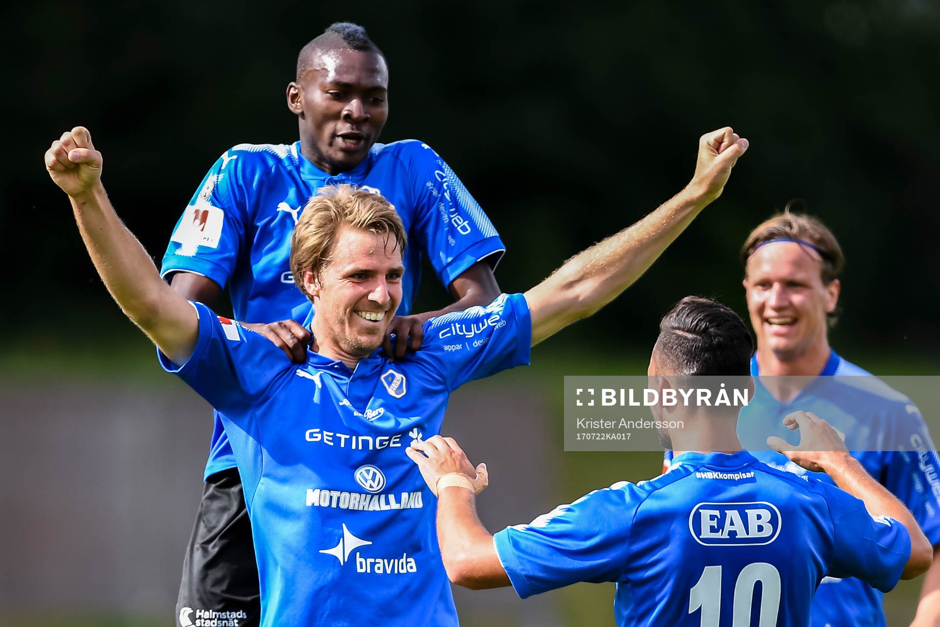 Halmstads Johan Oremo jublar