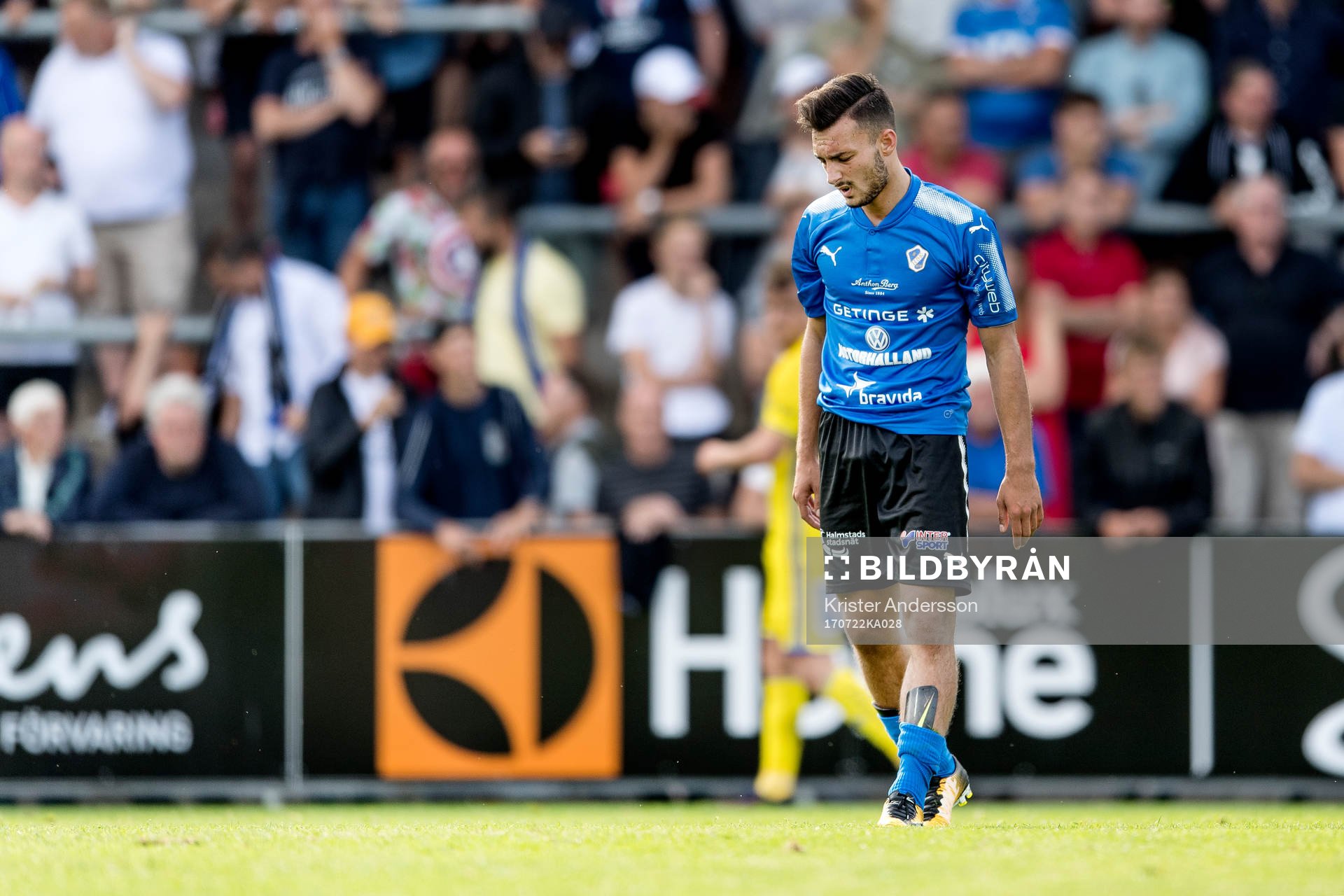 Halmstads Sead Haksabanovic deppar