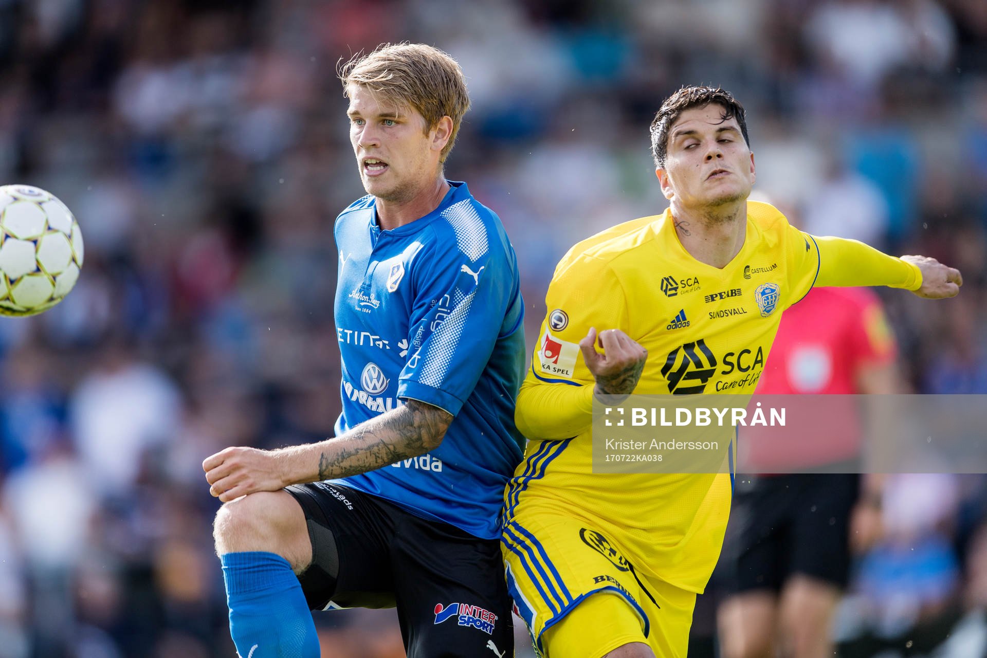 Halmstads Marcus Mathisen och Sundsvalls David Batanero