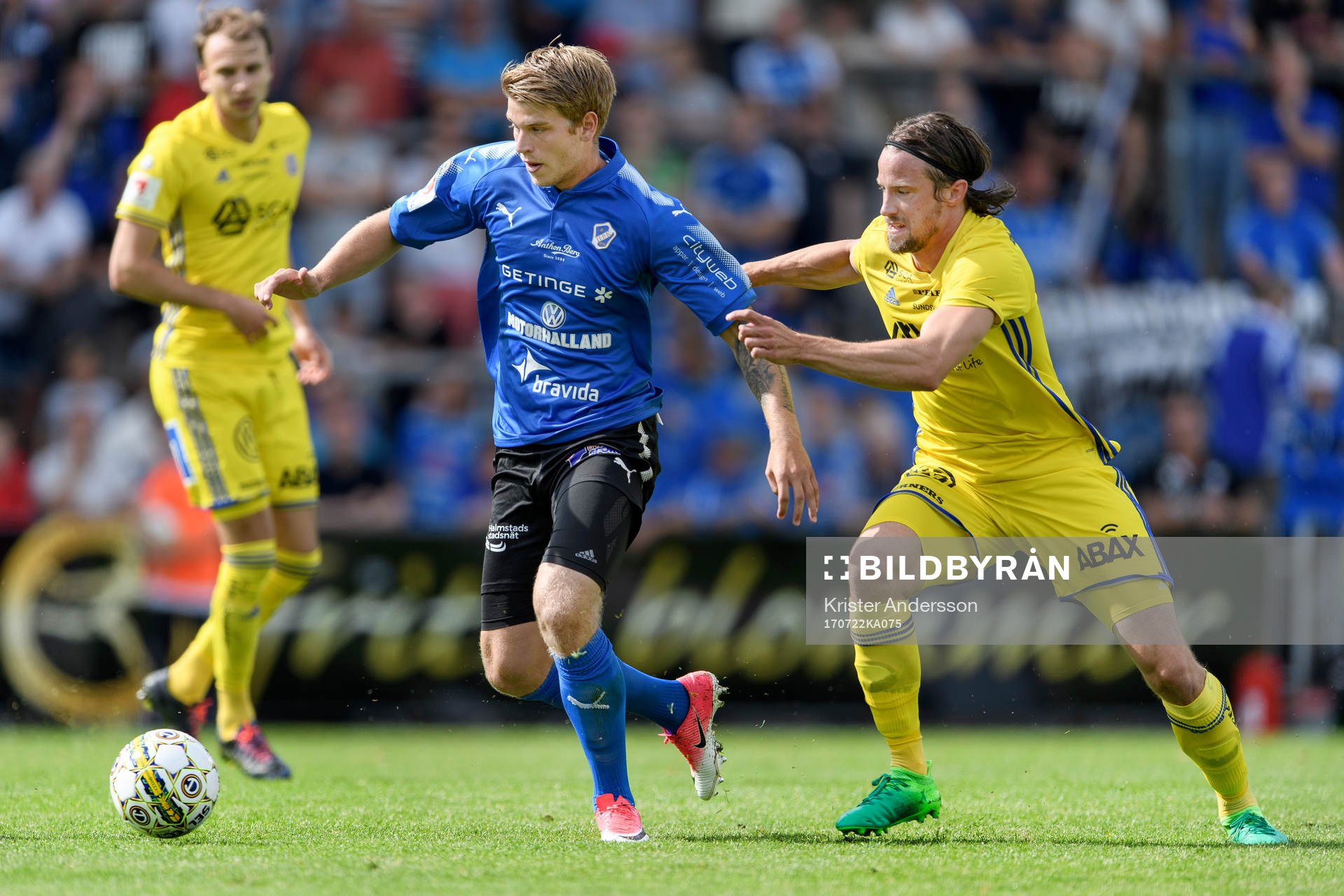 uHalmstads Marcus Mathisen och Sundsvalls Linus Hallenius