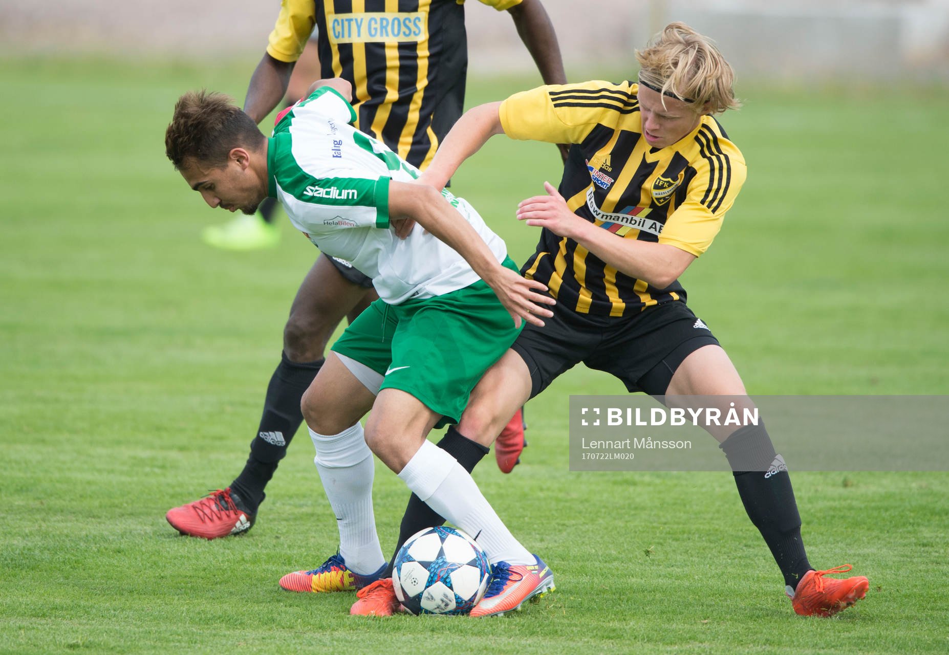 IFK Hässleholms Philip Bengtsson i matchen i division 2