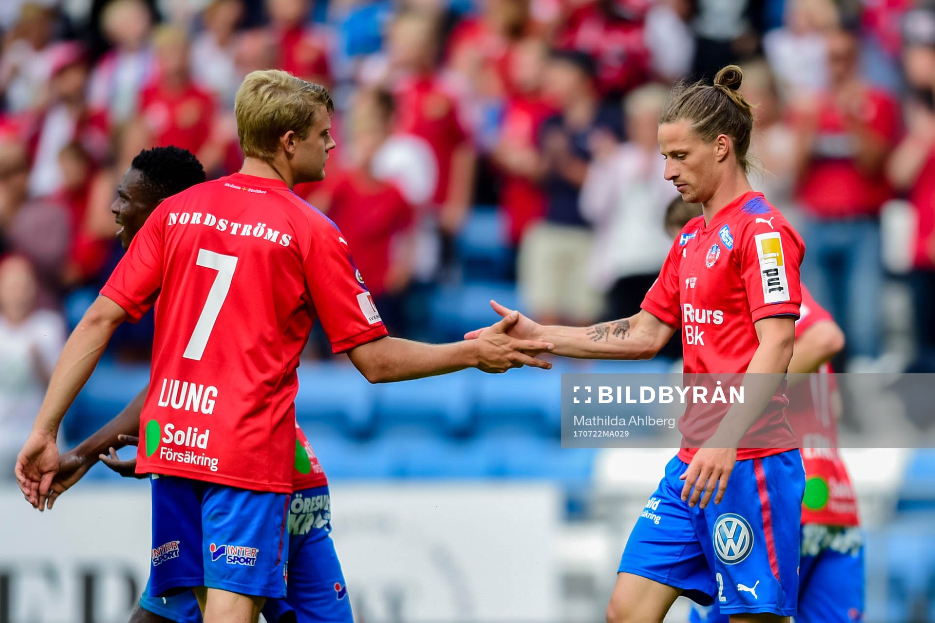 Helsingborgs Jesper Lange jublar