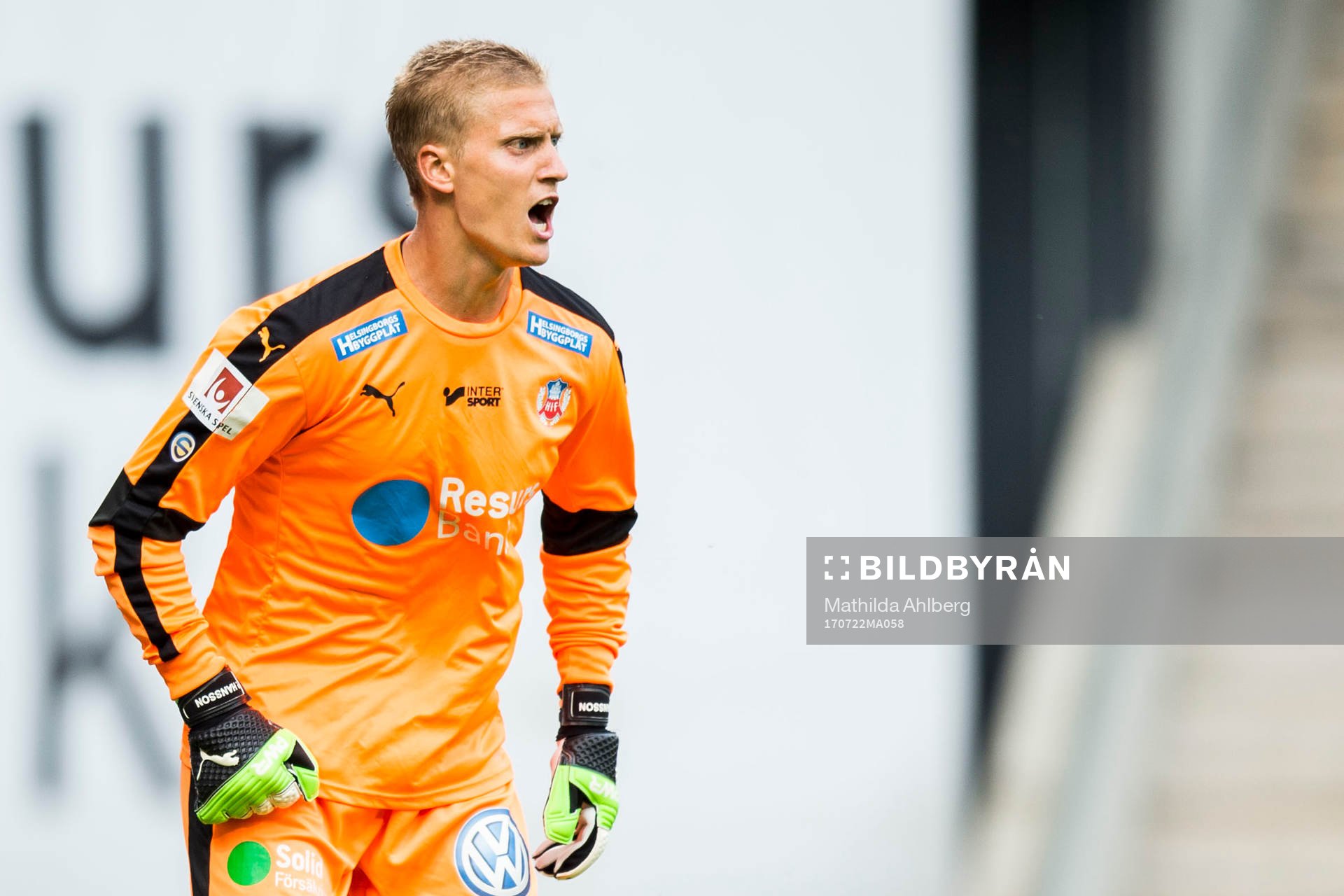 Helsingborgs målvakt Pär Hansson