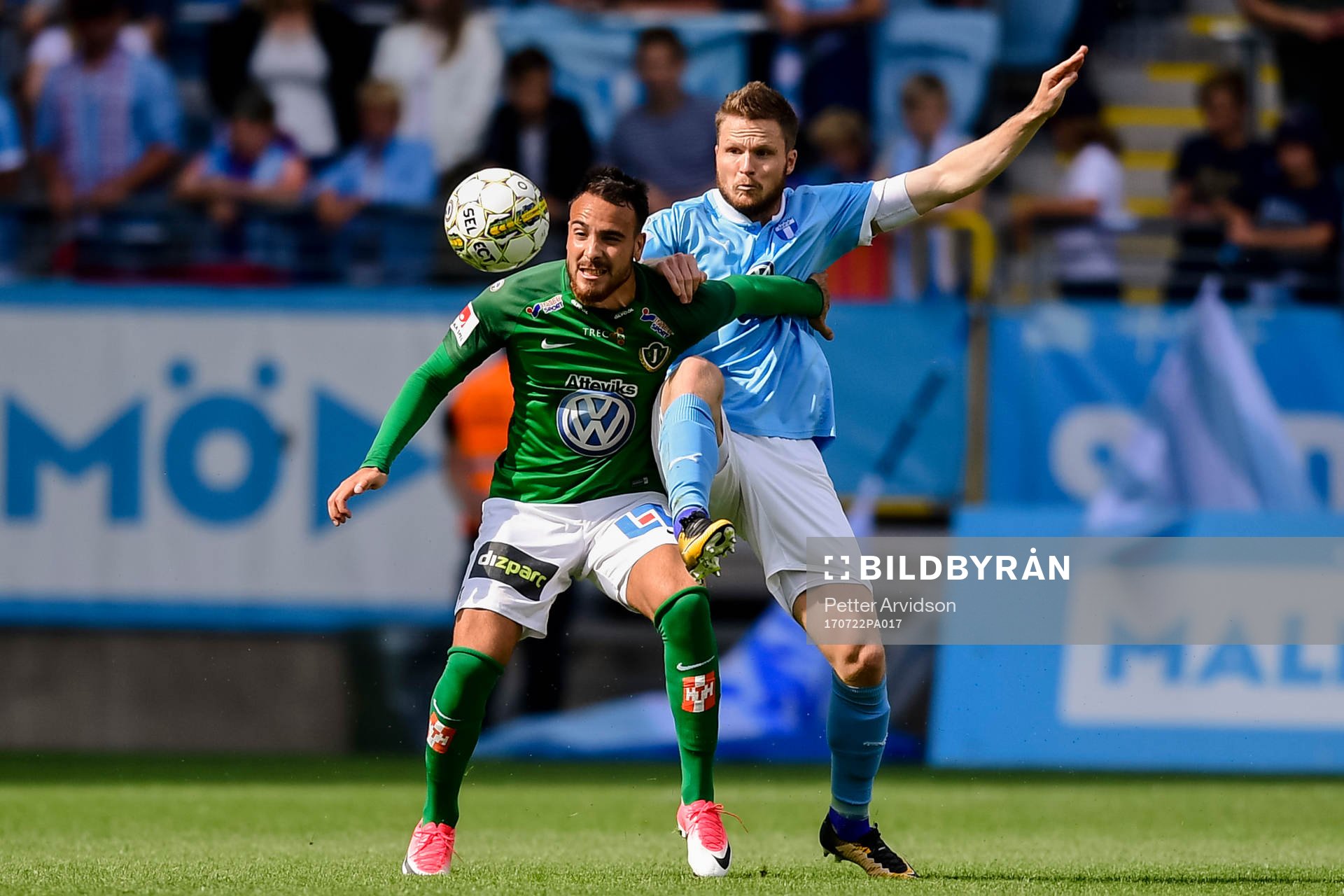 Jönköpings Dzenis Kozica och Malmö FFs Lasse Nielsen