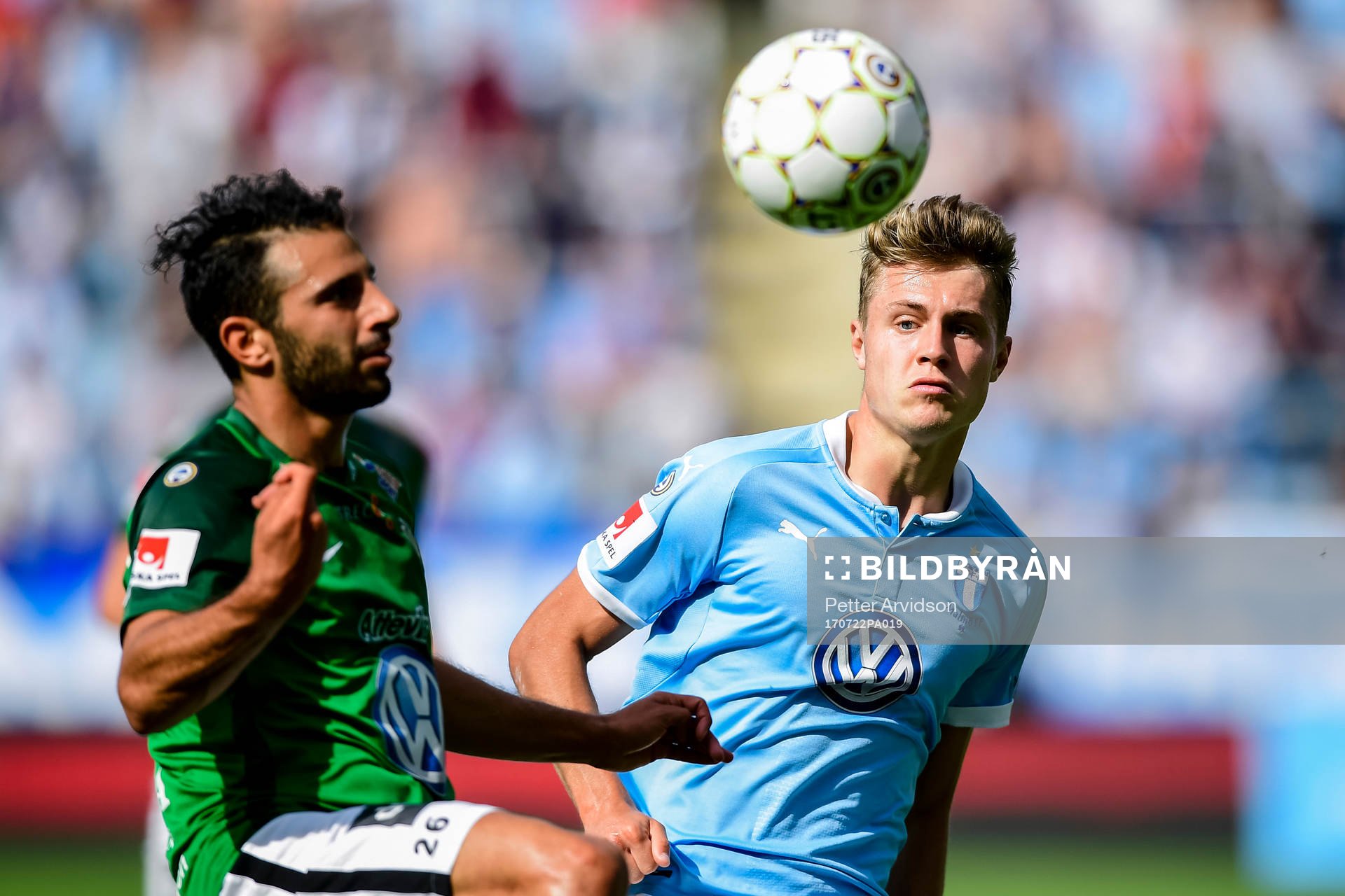 Jönköpings André Calisir och Malmö FFs Mattias Svanberg