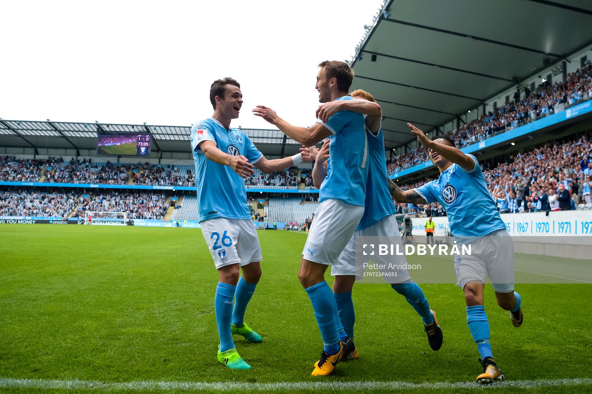 Malmö FFs Magnus Wolff Eikrem jublar