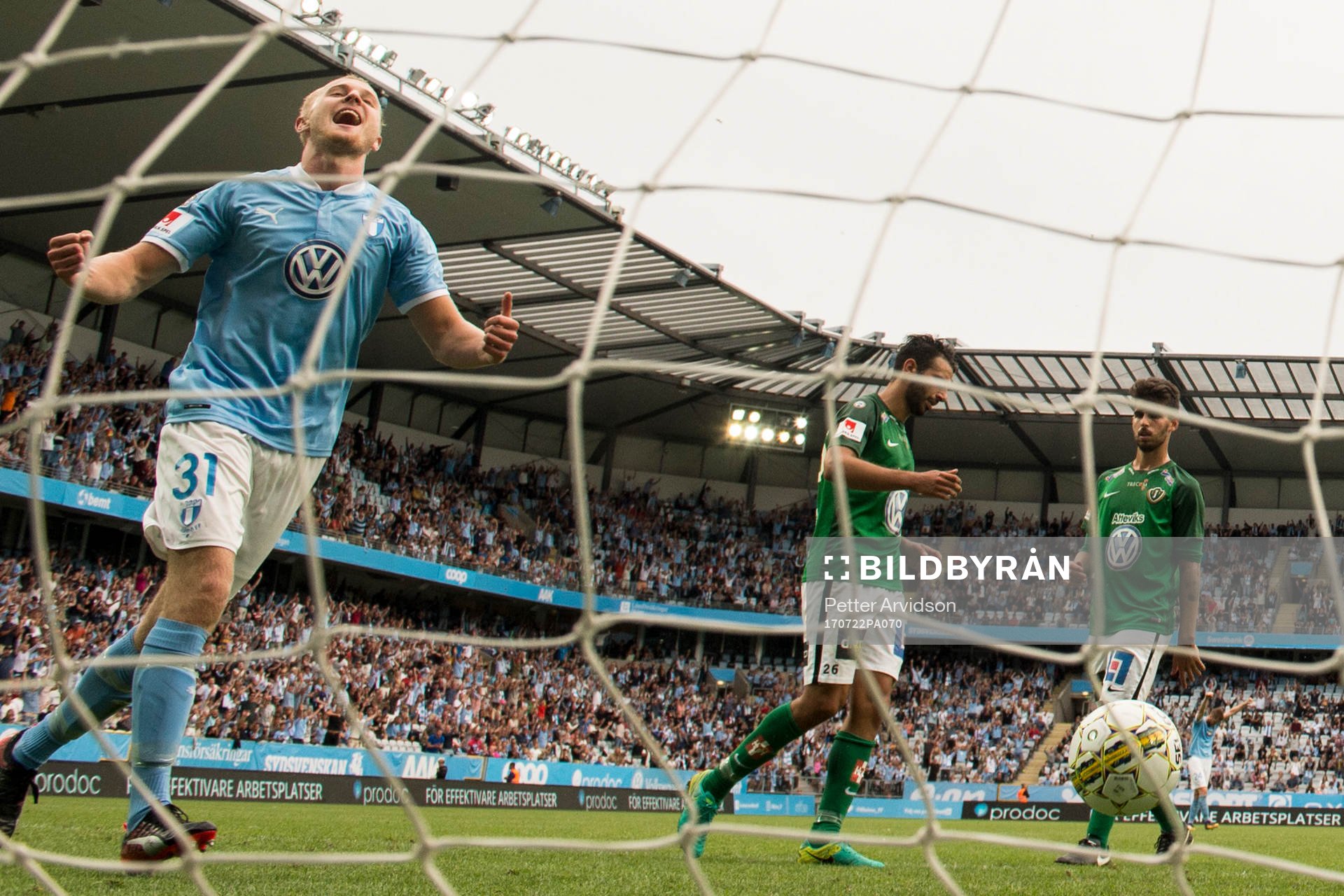 Malmö FFs Franz Brorsson jublar